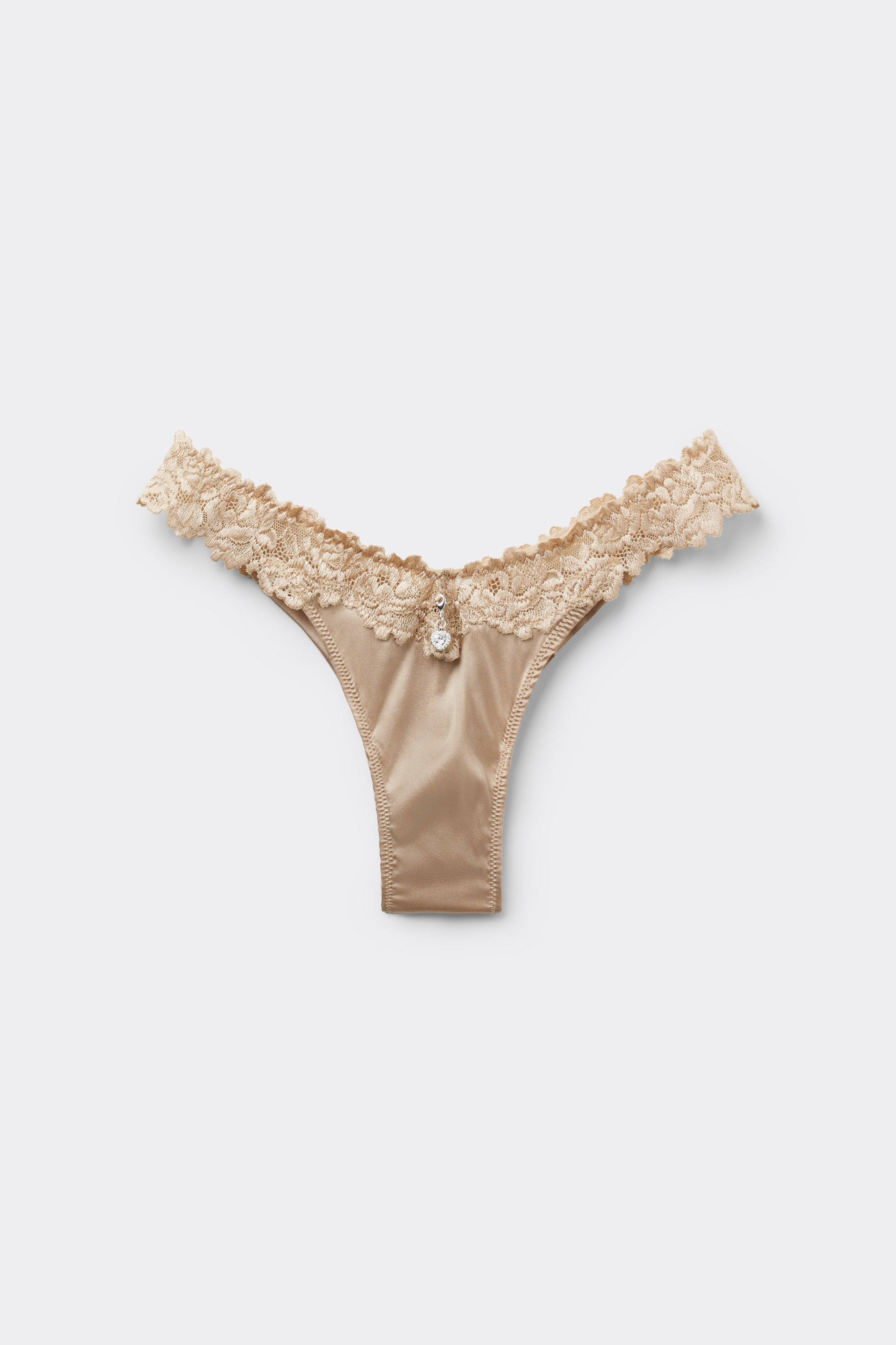 Brasiliana Stile Anni '80 in Seta e Pizzo Silky Flowers