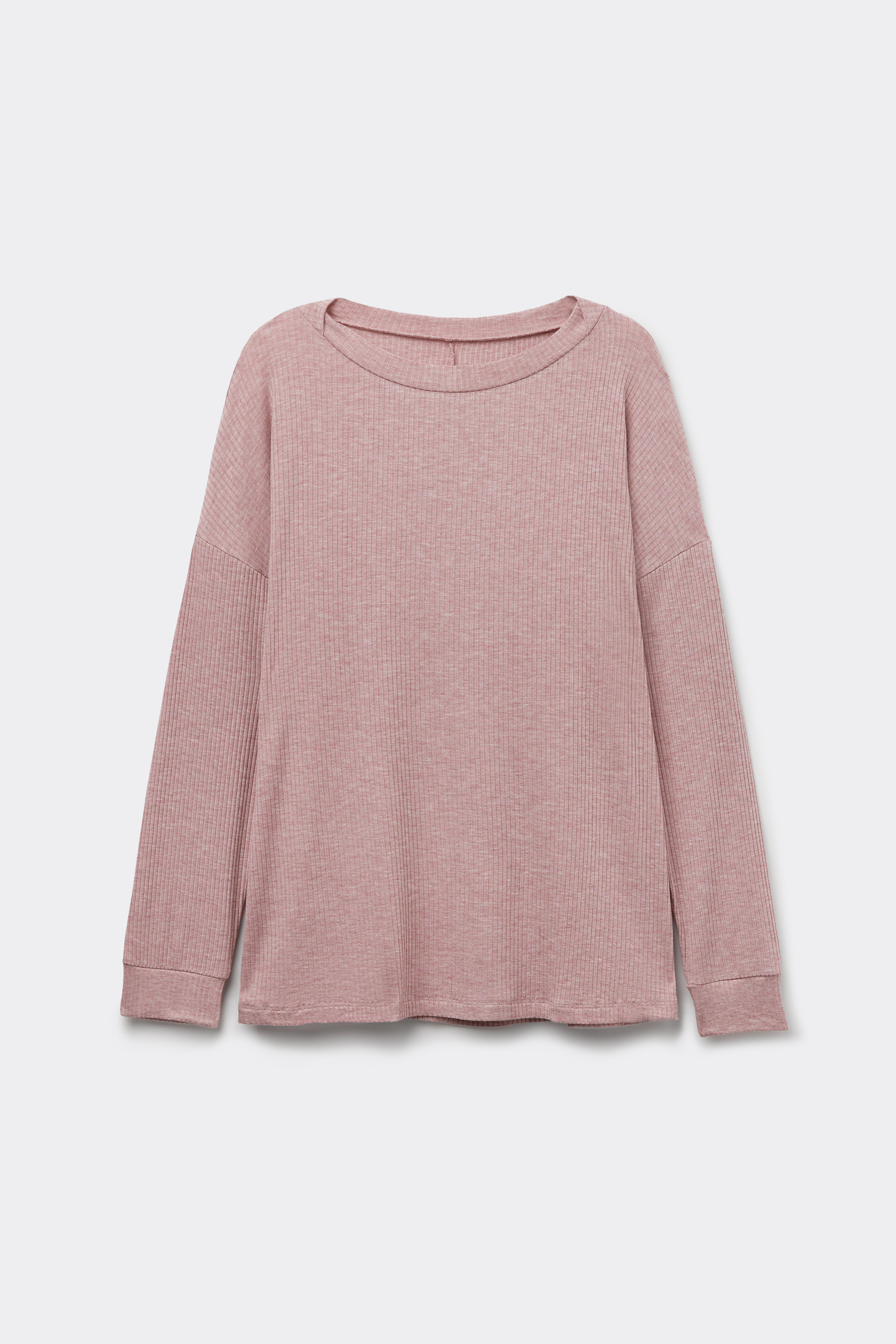 Maglia Manica Lunga con Scollo a Barchetta in Modal Chic Comfort