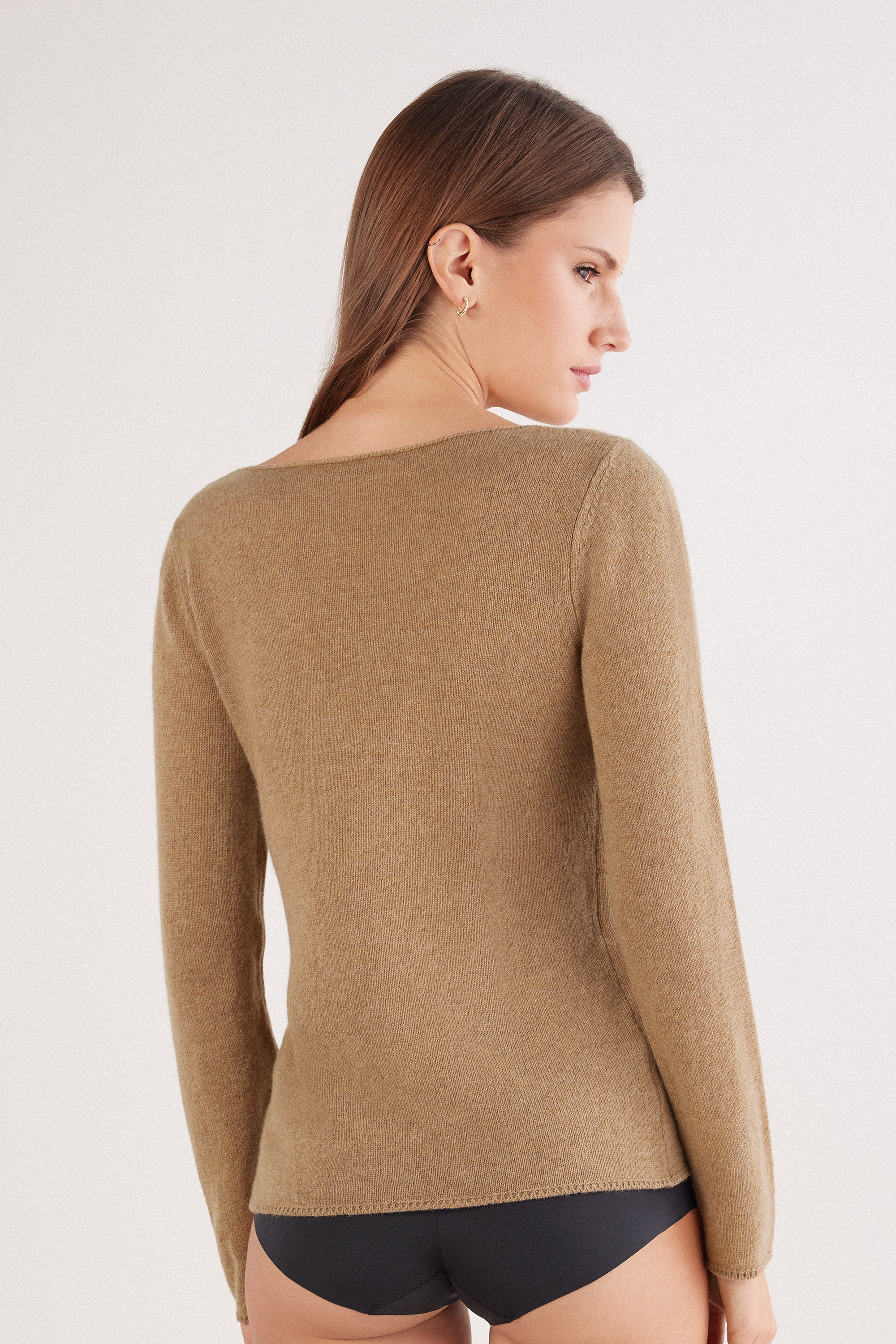 Maglia Manica Lunga 100% Cashmere