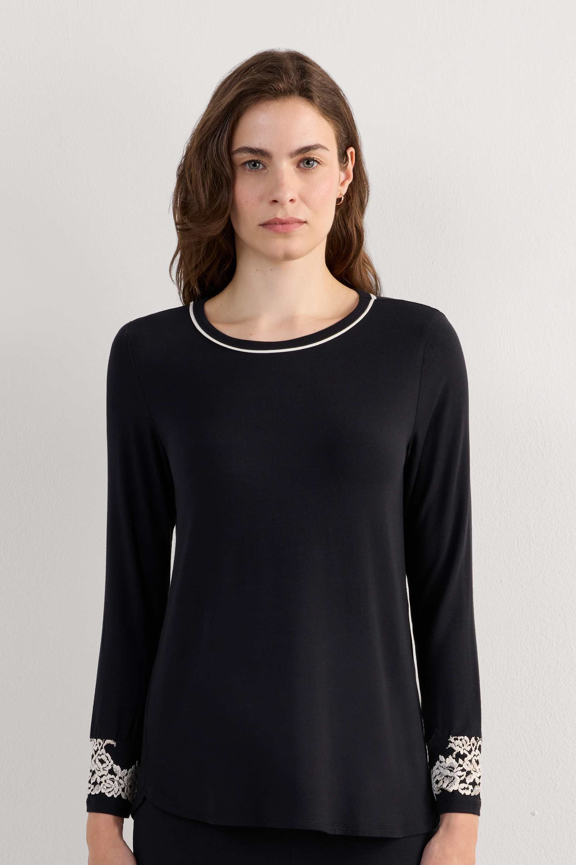 Maglia In Modal Pretty Flowers
