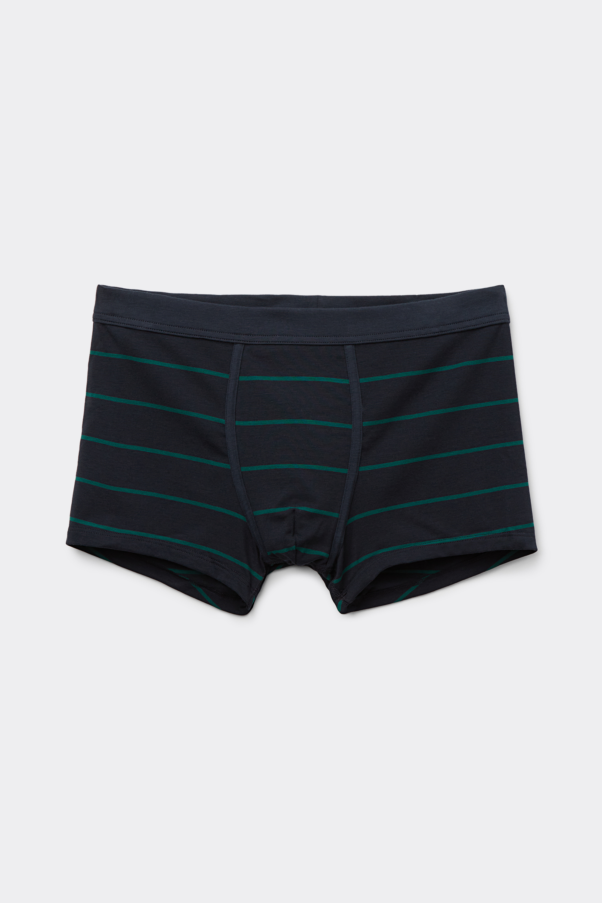 Boxer Cotone Superior Stampa Righe Blu Verde