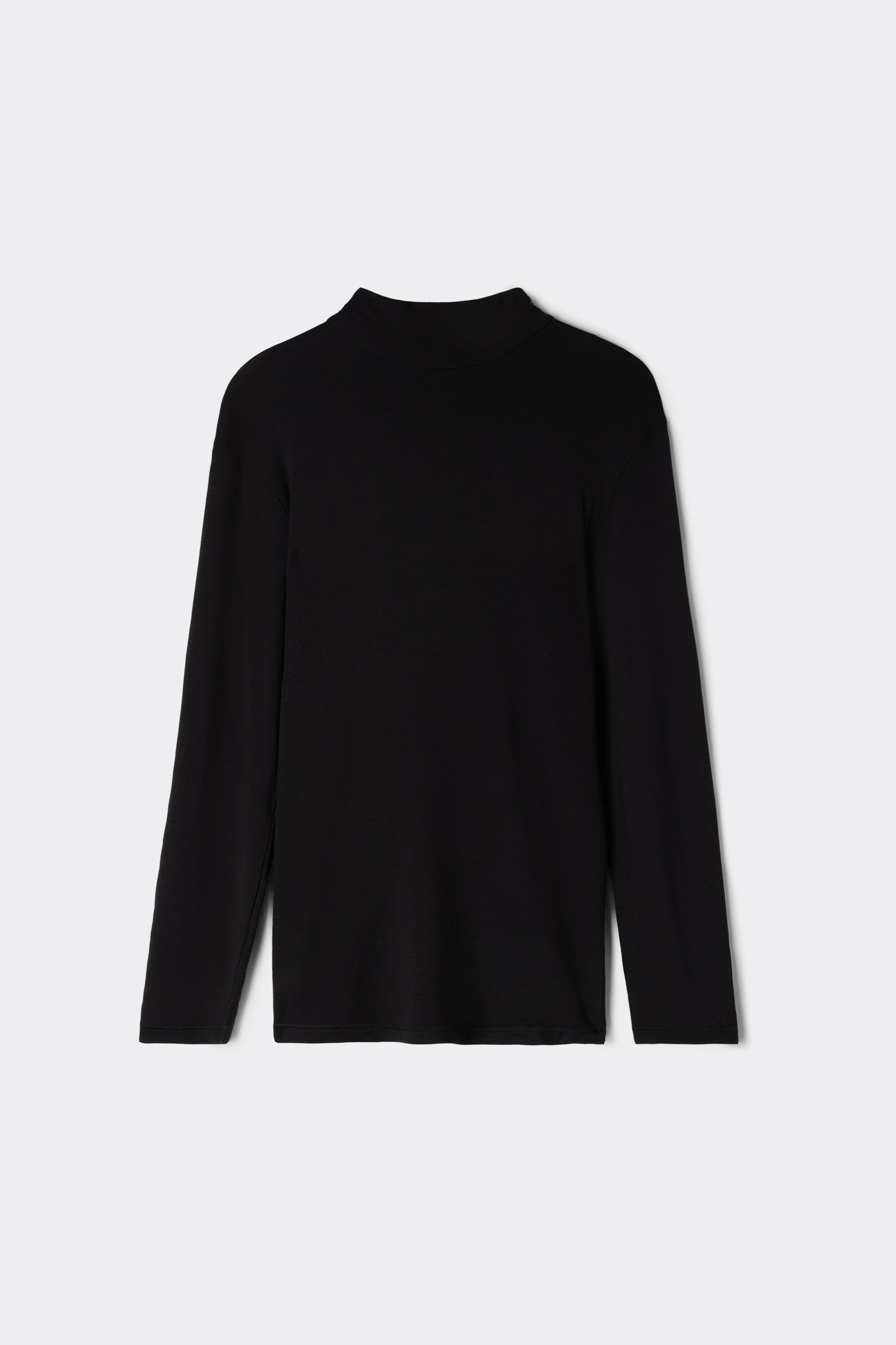 Maglia a Manica Lunga in Modal Cashmere Collo Alto