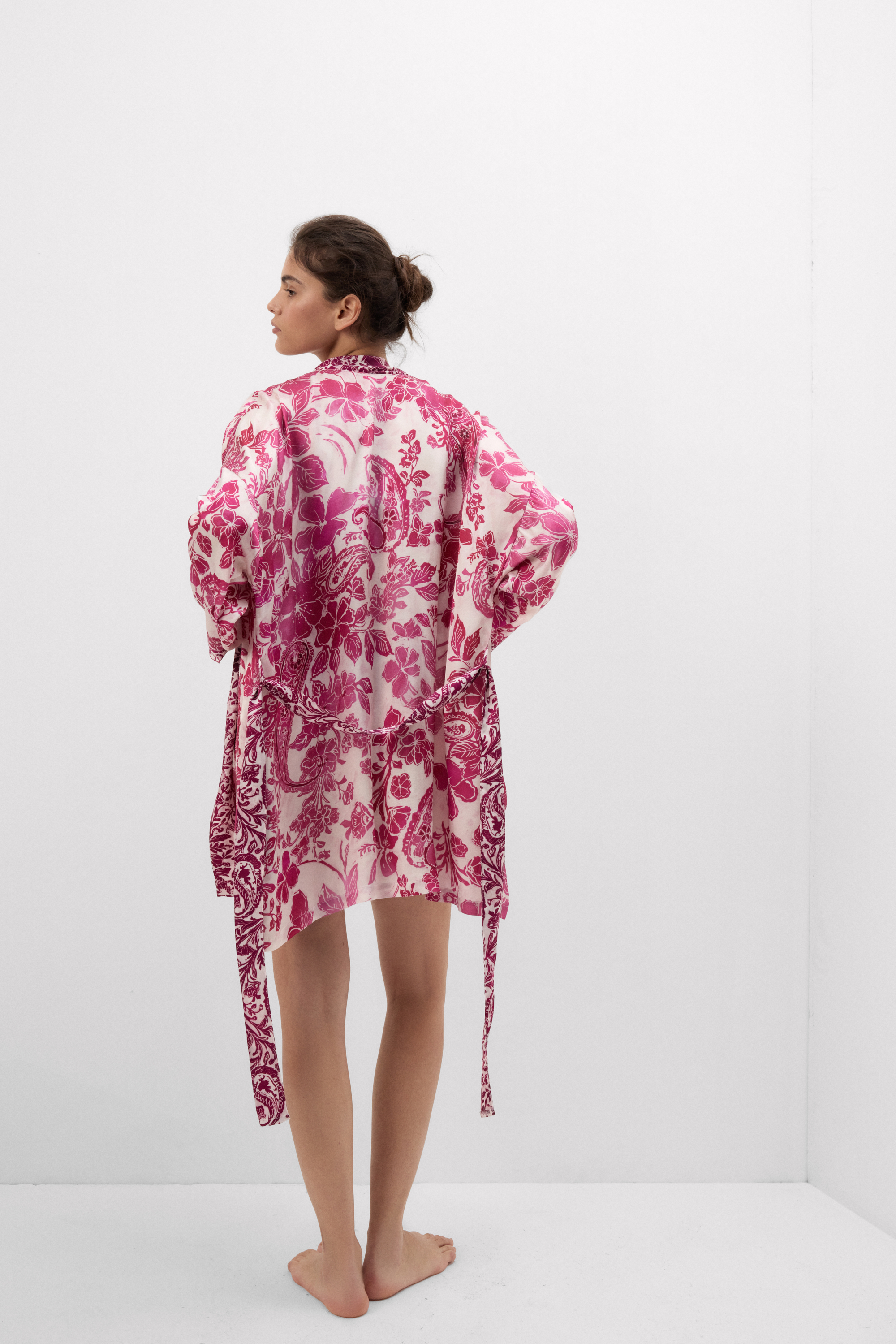 Kimono in Raso di Viscosa Brighten Your Day