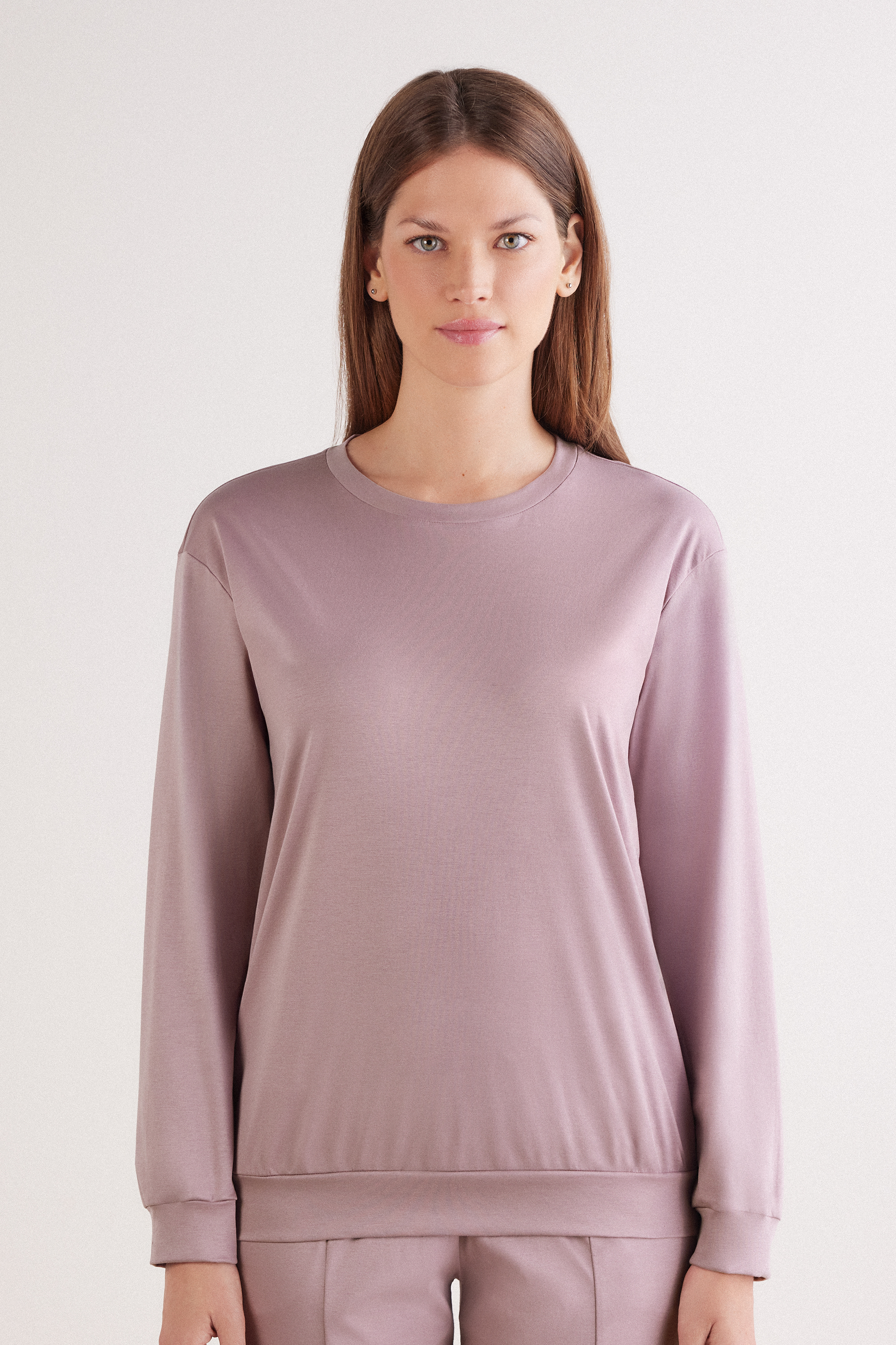 Maglia Manica Lunga in Cotone Elevated Cotton