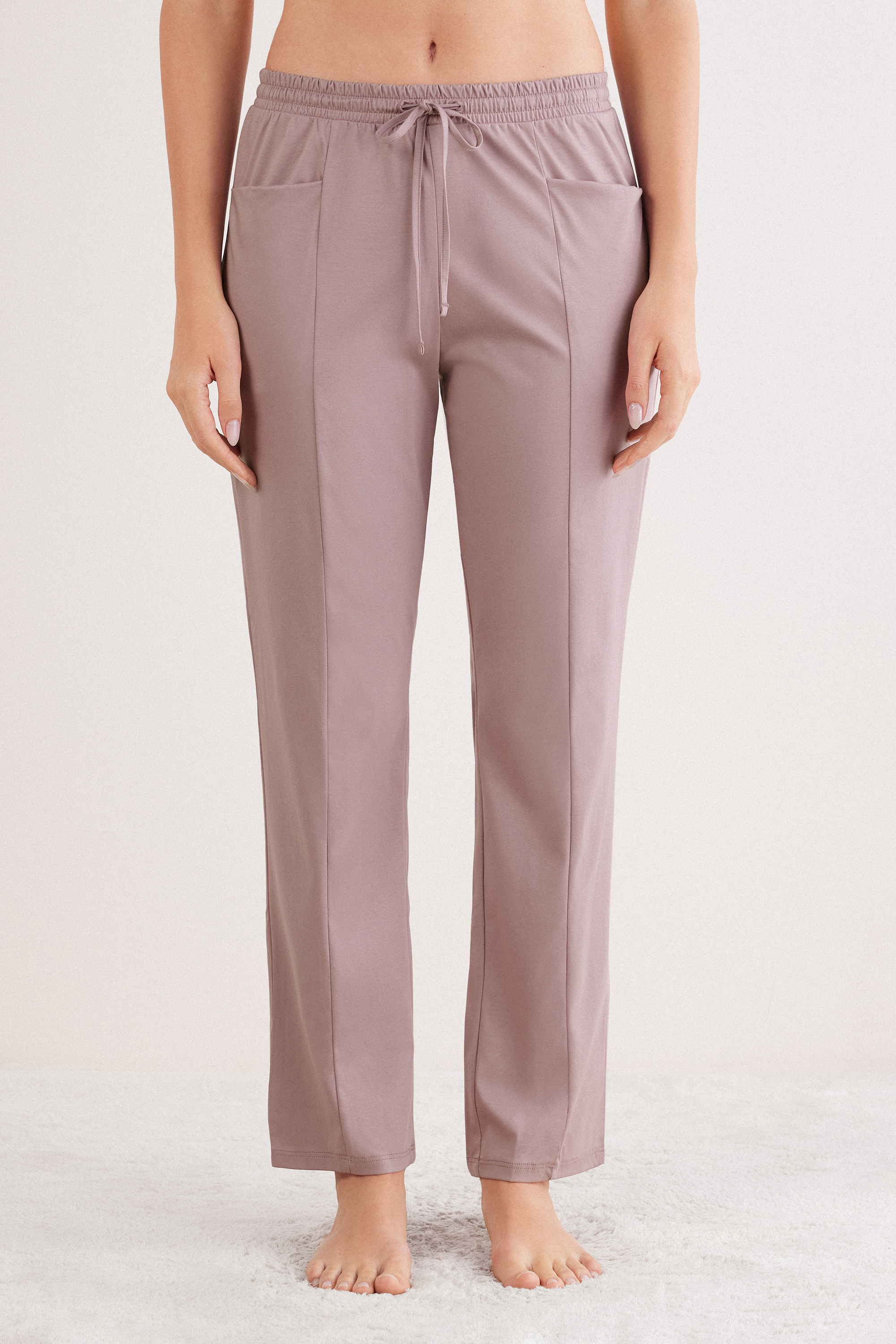 Pantaloni Lunghi in Cotone Elevated Cotton