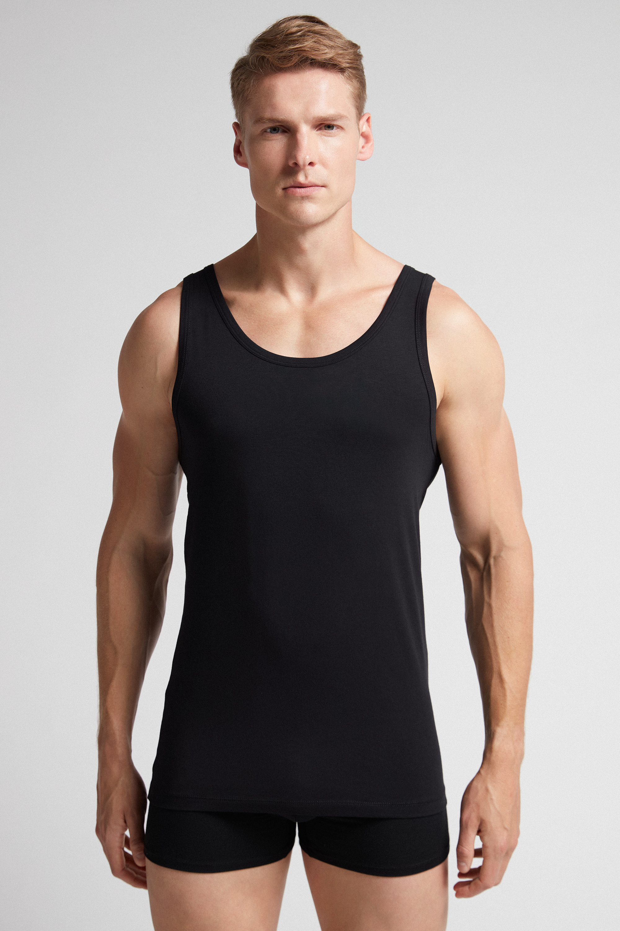Canotta in Cotone Superior Elasticizzato