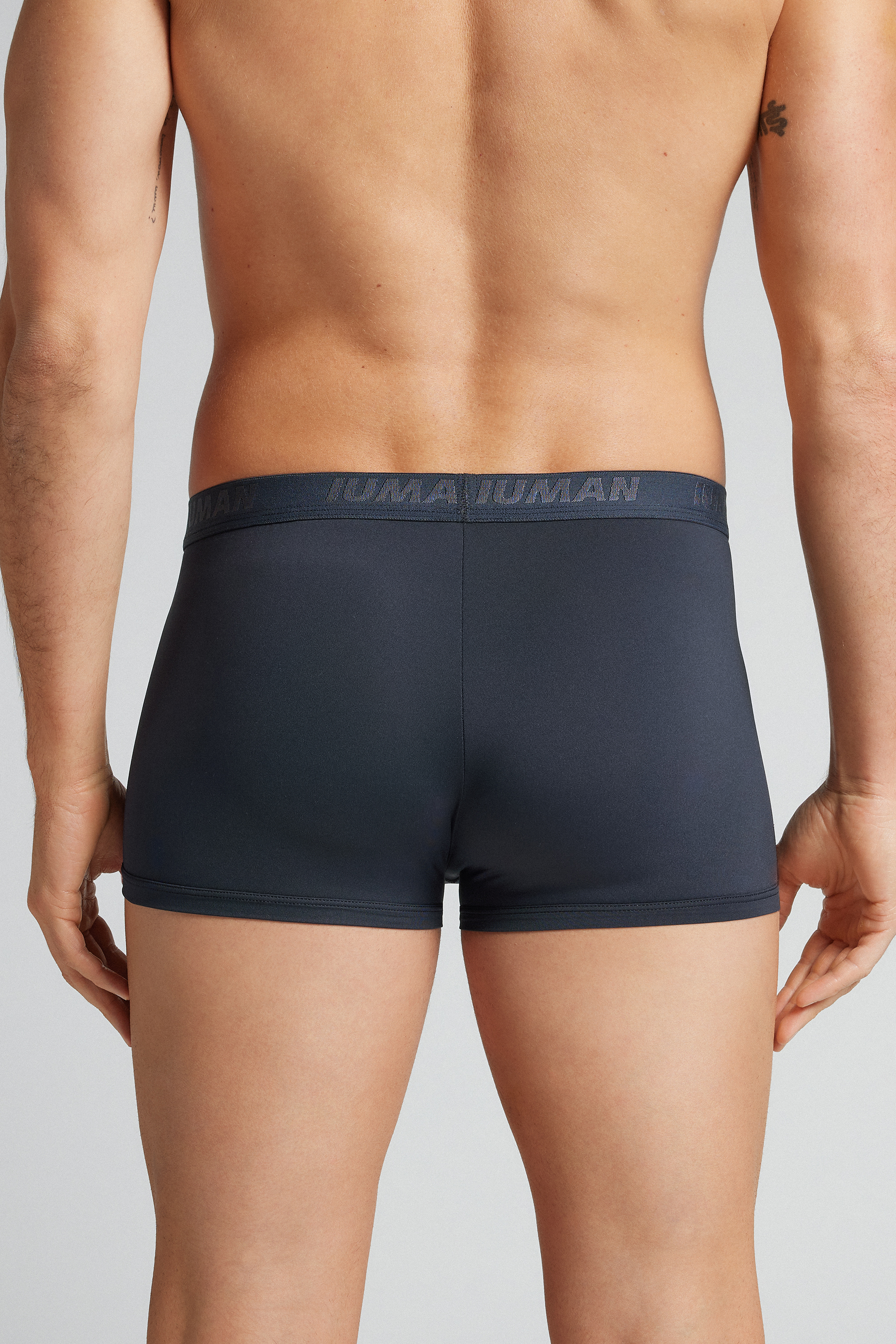 Boxer in Microfibra con Logo