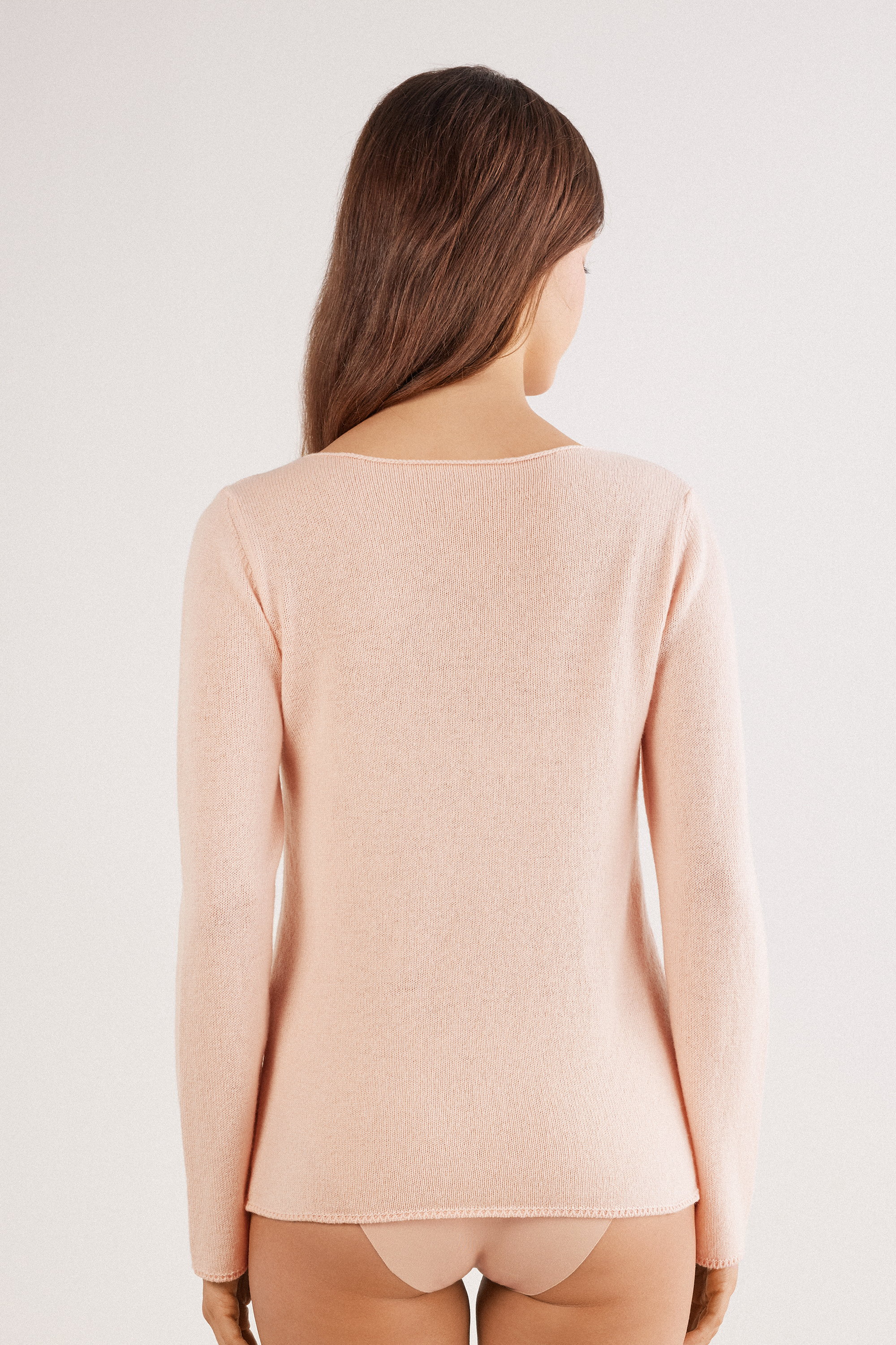 Maglia Manica Lunga 100% Cashmere