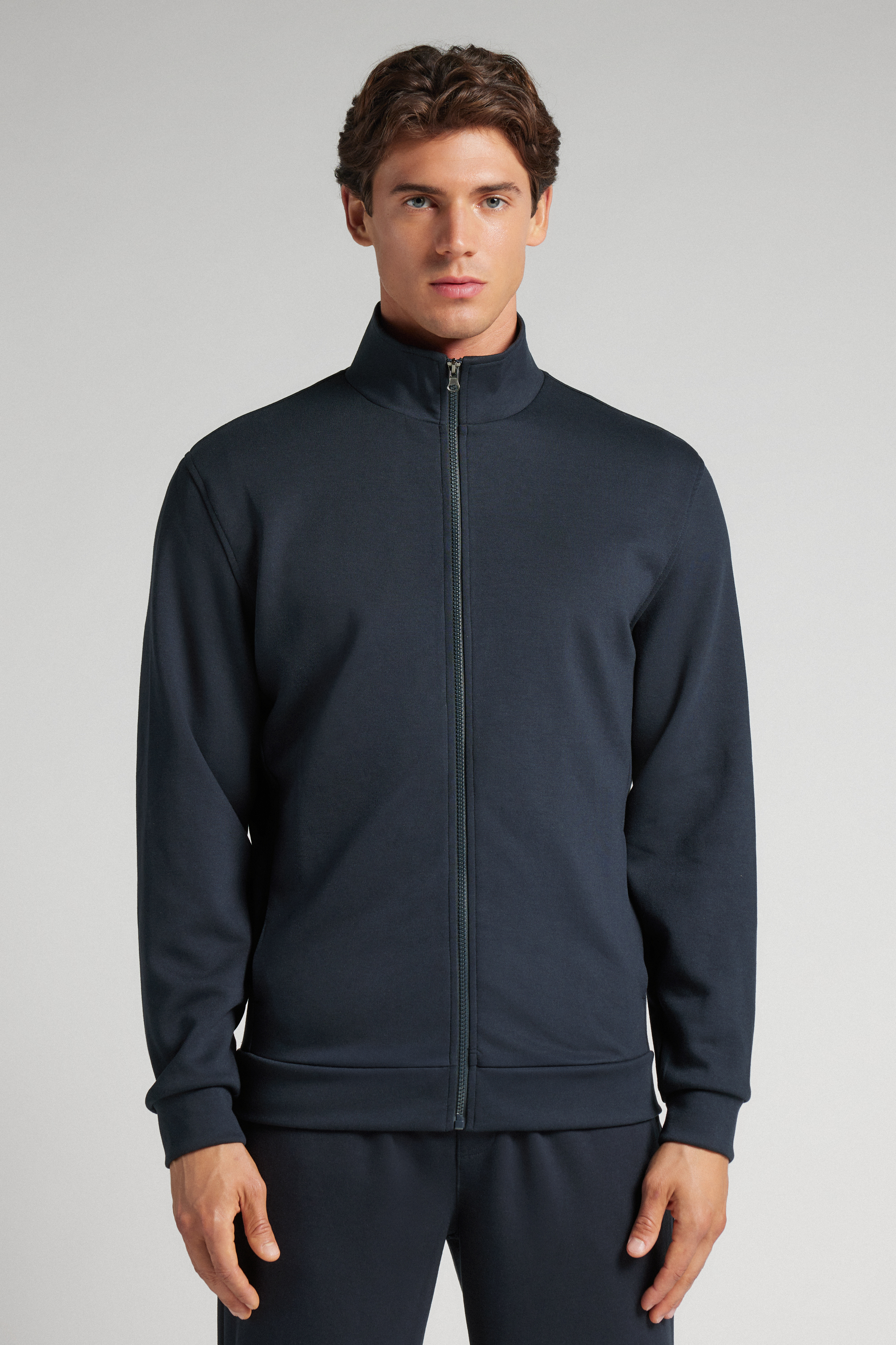 Felpa Tecnica con Zip