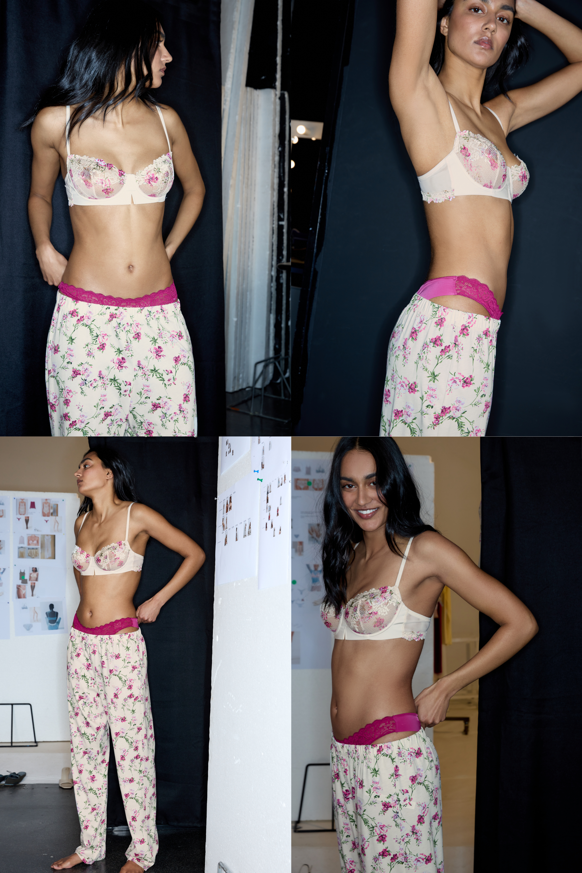 Reggiseno Balconcino Denise Stampa Pretty Flowers