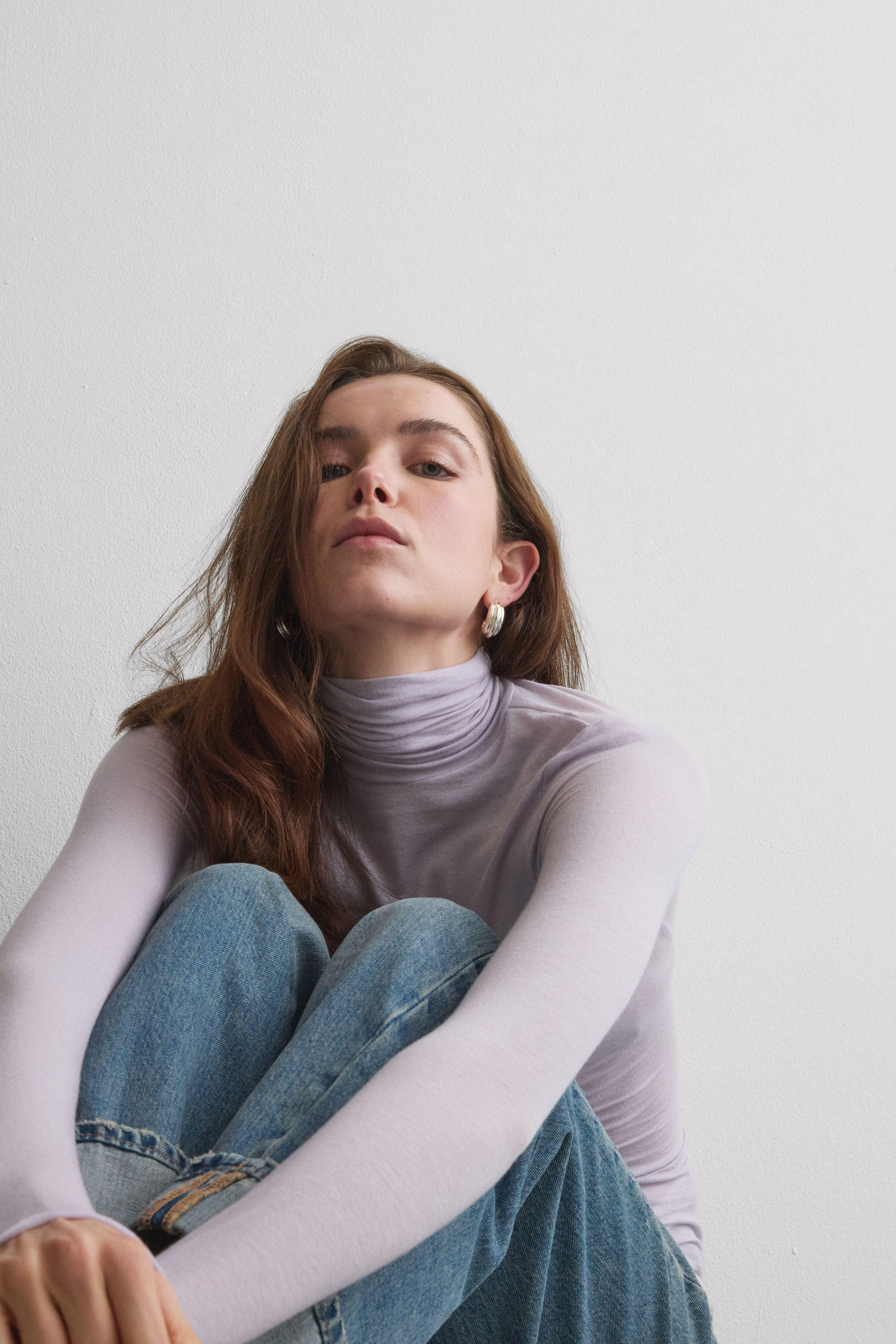 Maglia Ultralight con Cashmere A Collo Alto