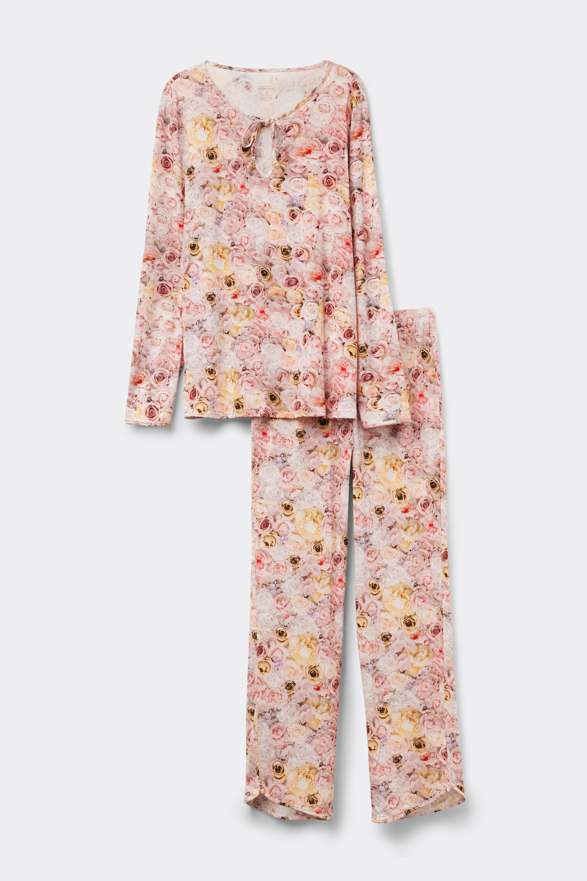 Pigiama Lungo in Fresh Bamboo Stampa I Bloom