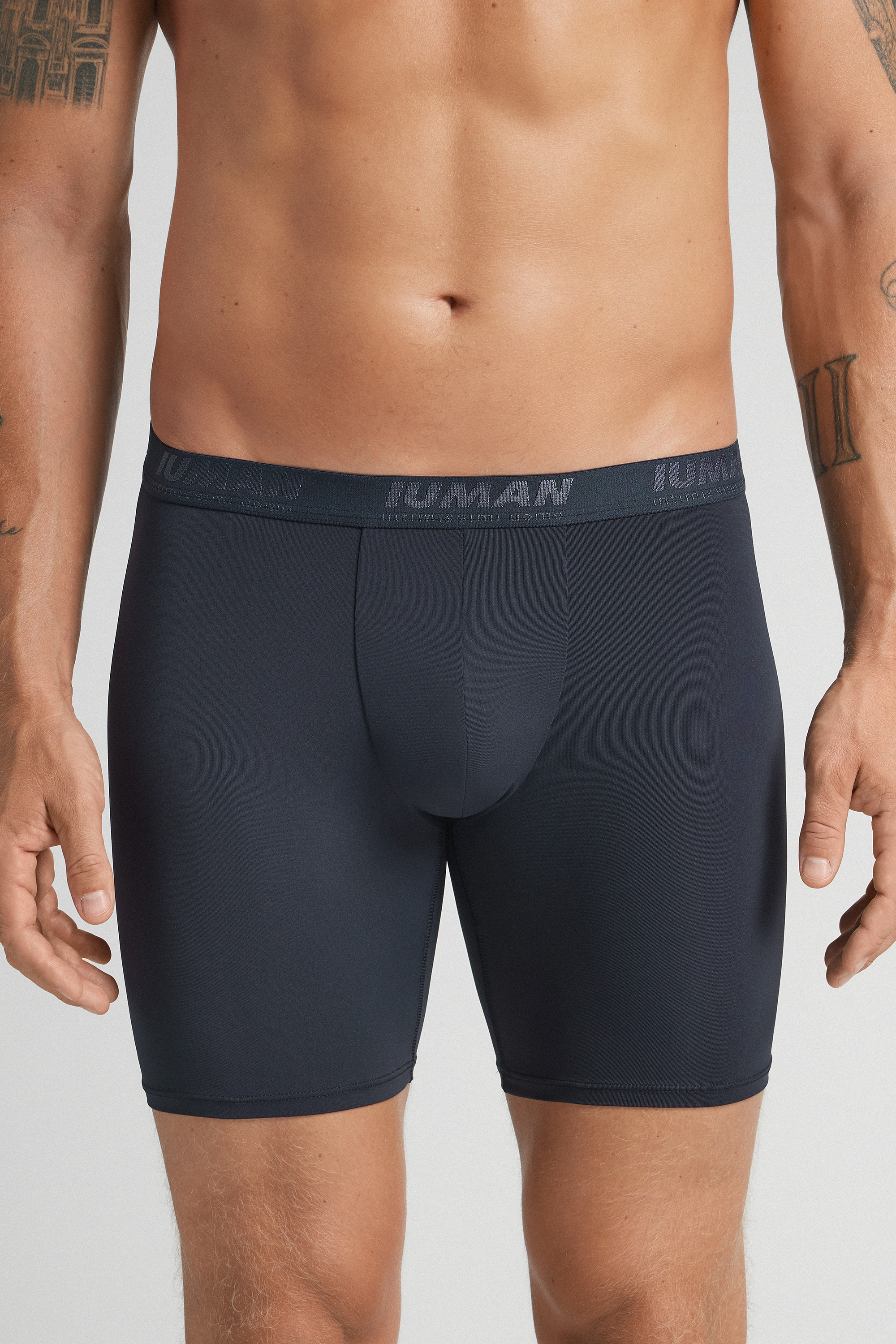 Boxer Lungo in Microfibra