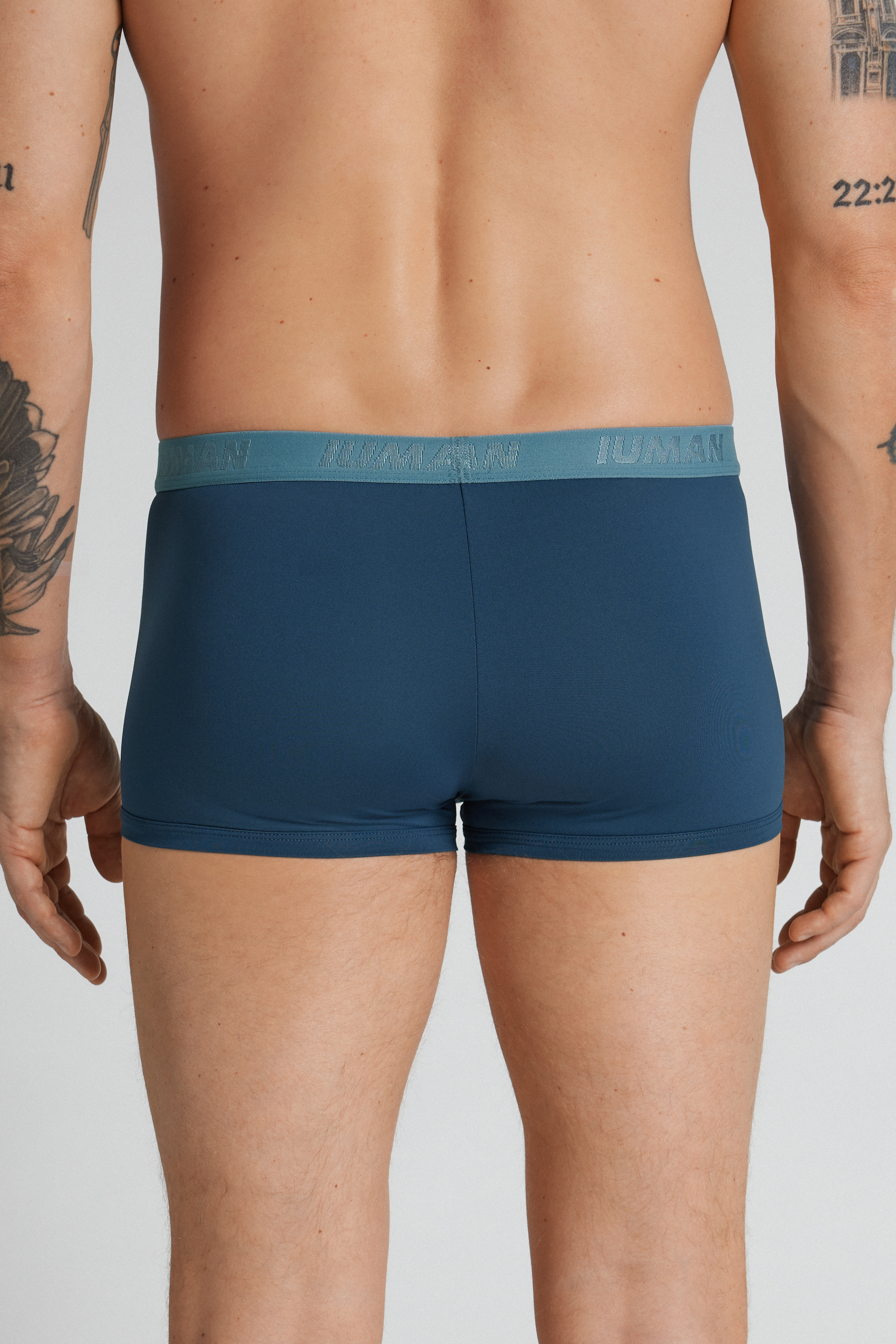 Boxer in Microfibra con Logo