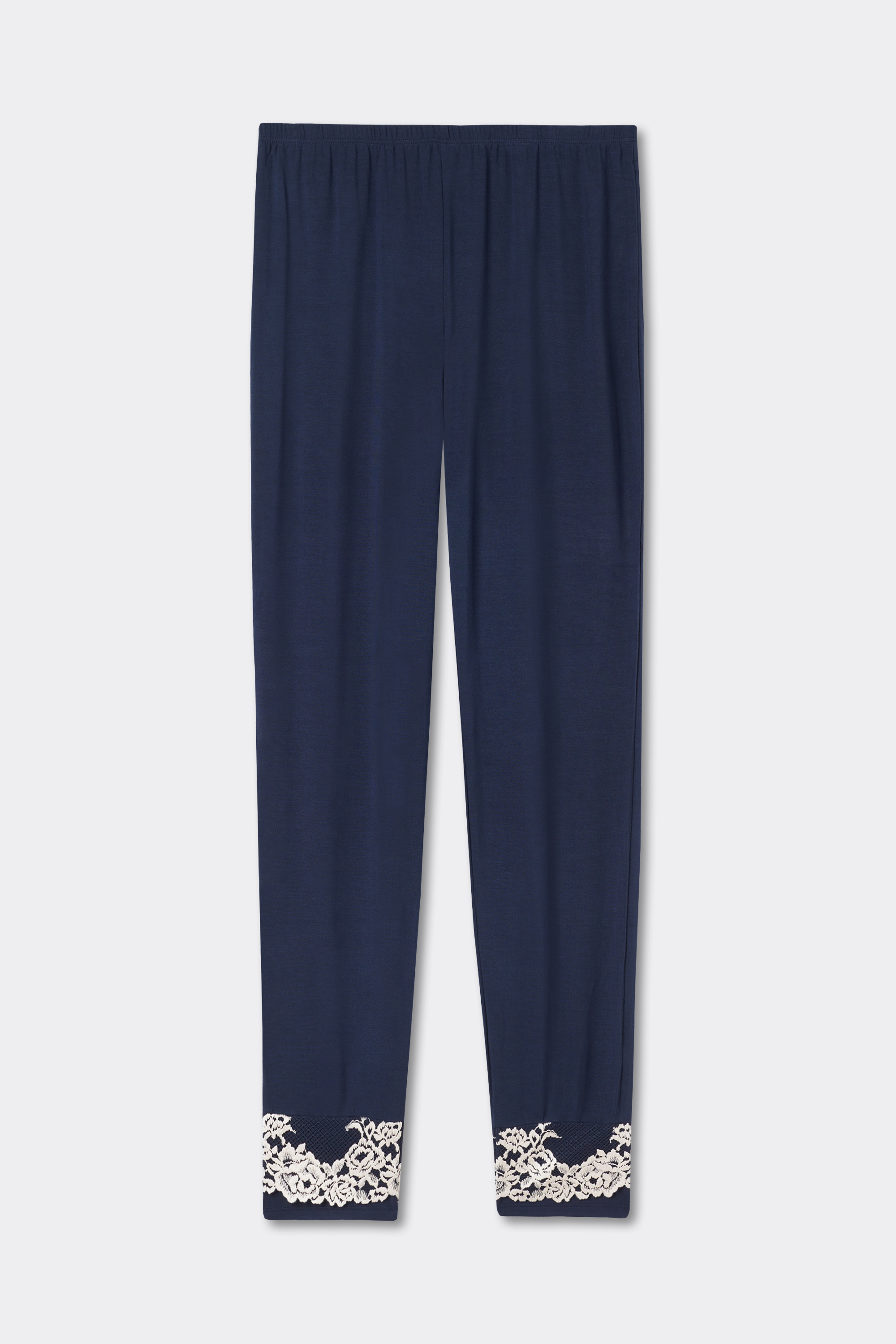 Pantalone Lungo in Modal con Polsino Pretty Flowers