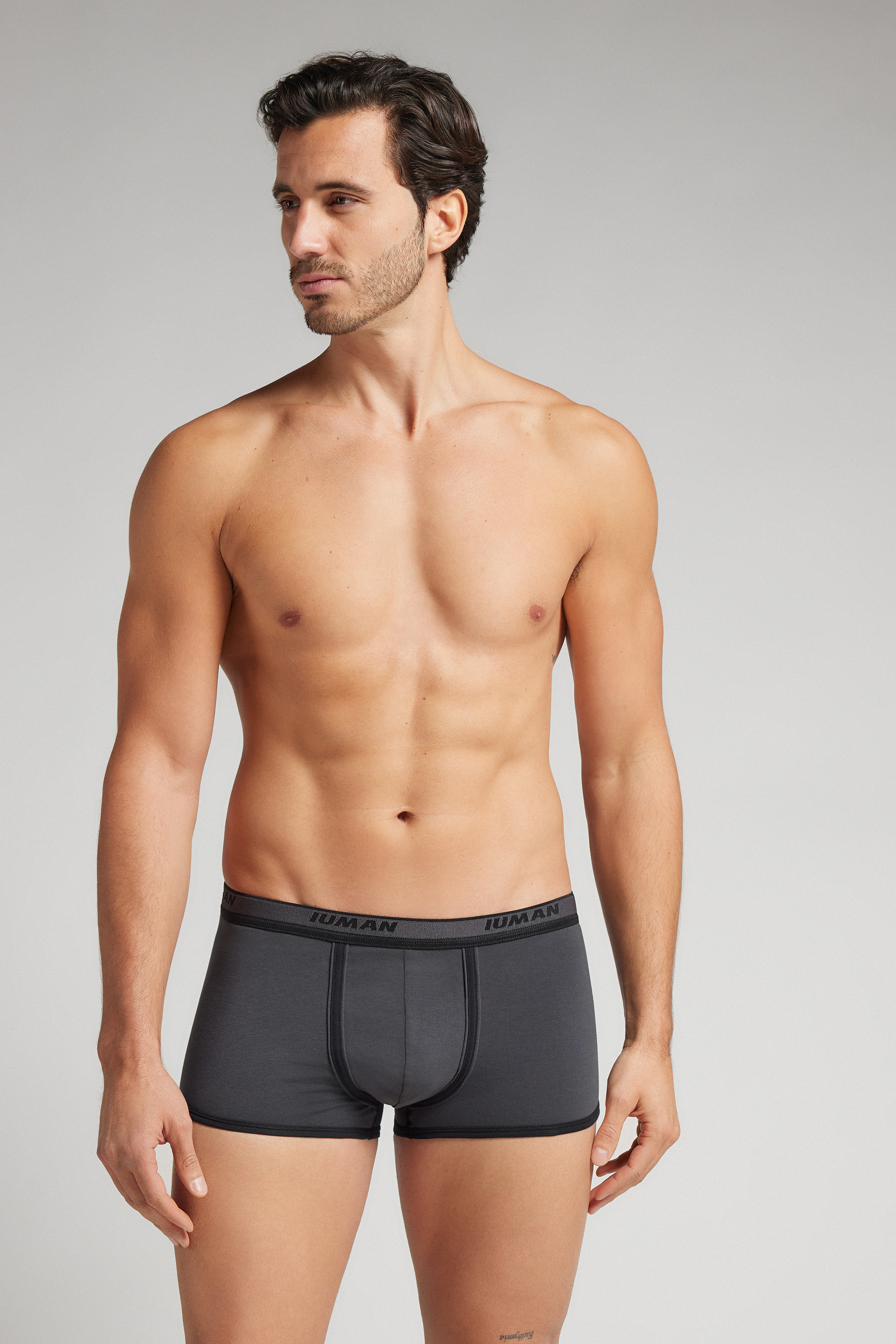 Boxer in Cotone Superior con Logo