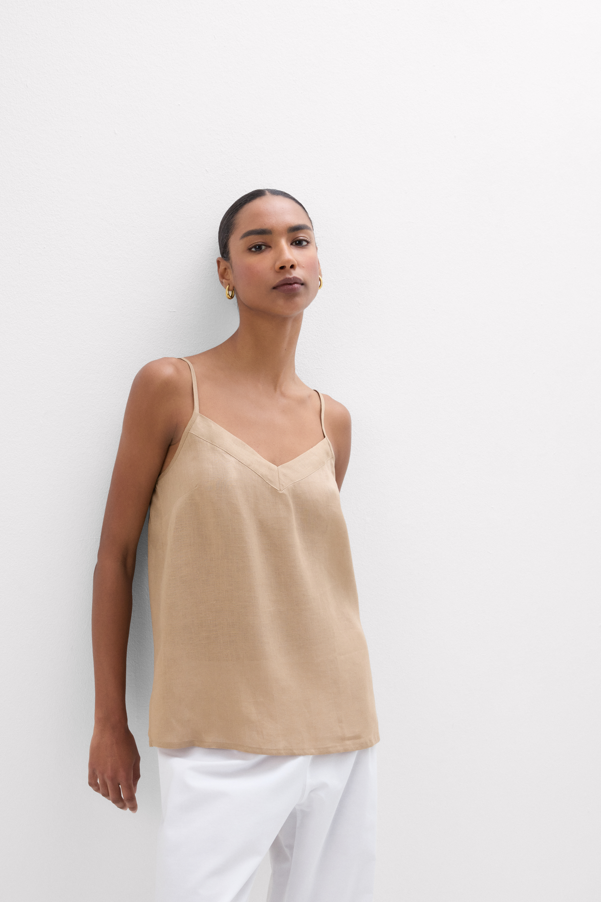 Top in Tela di Lino The Pure Linen