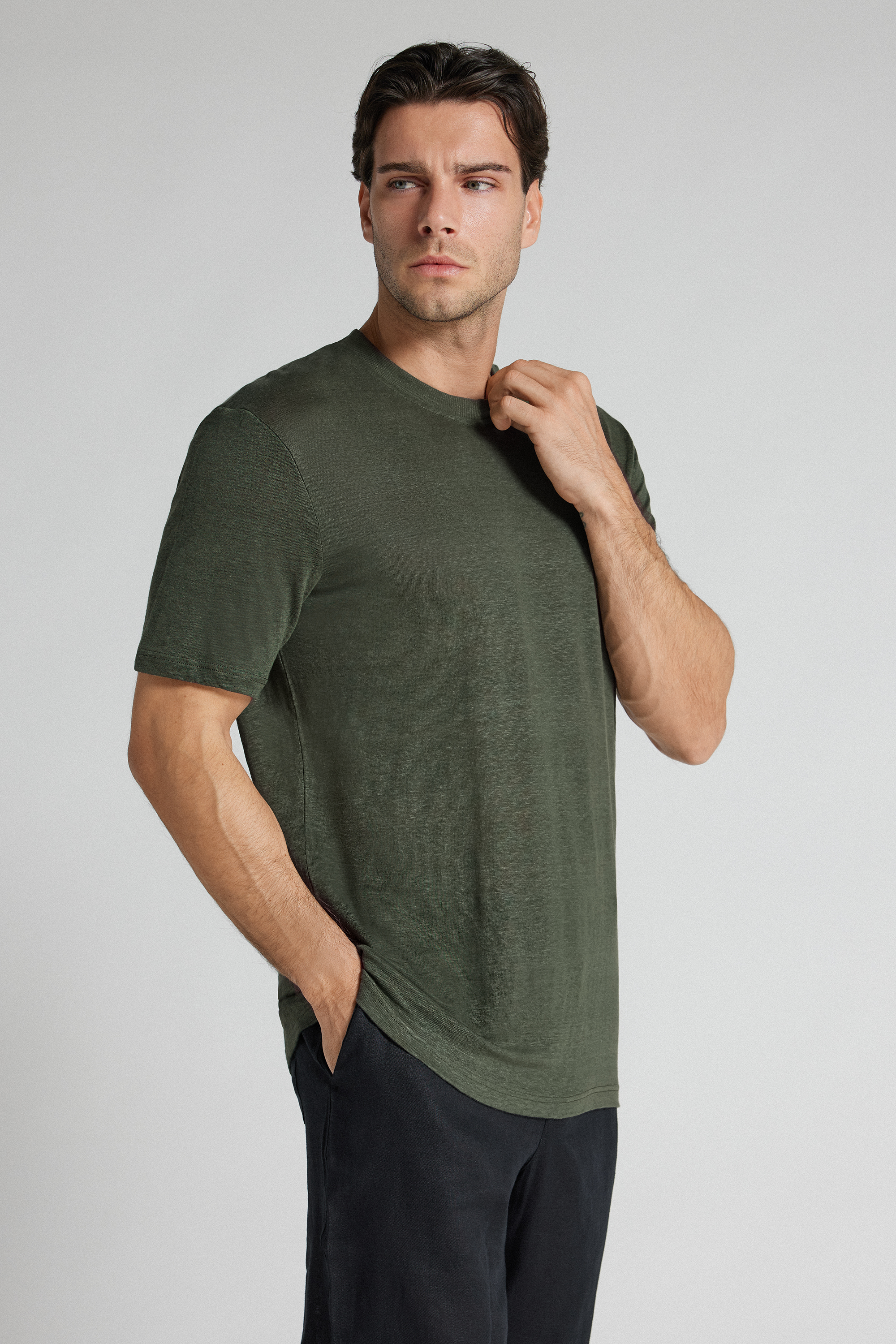 T-Shirt in 100% Lino Soft