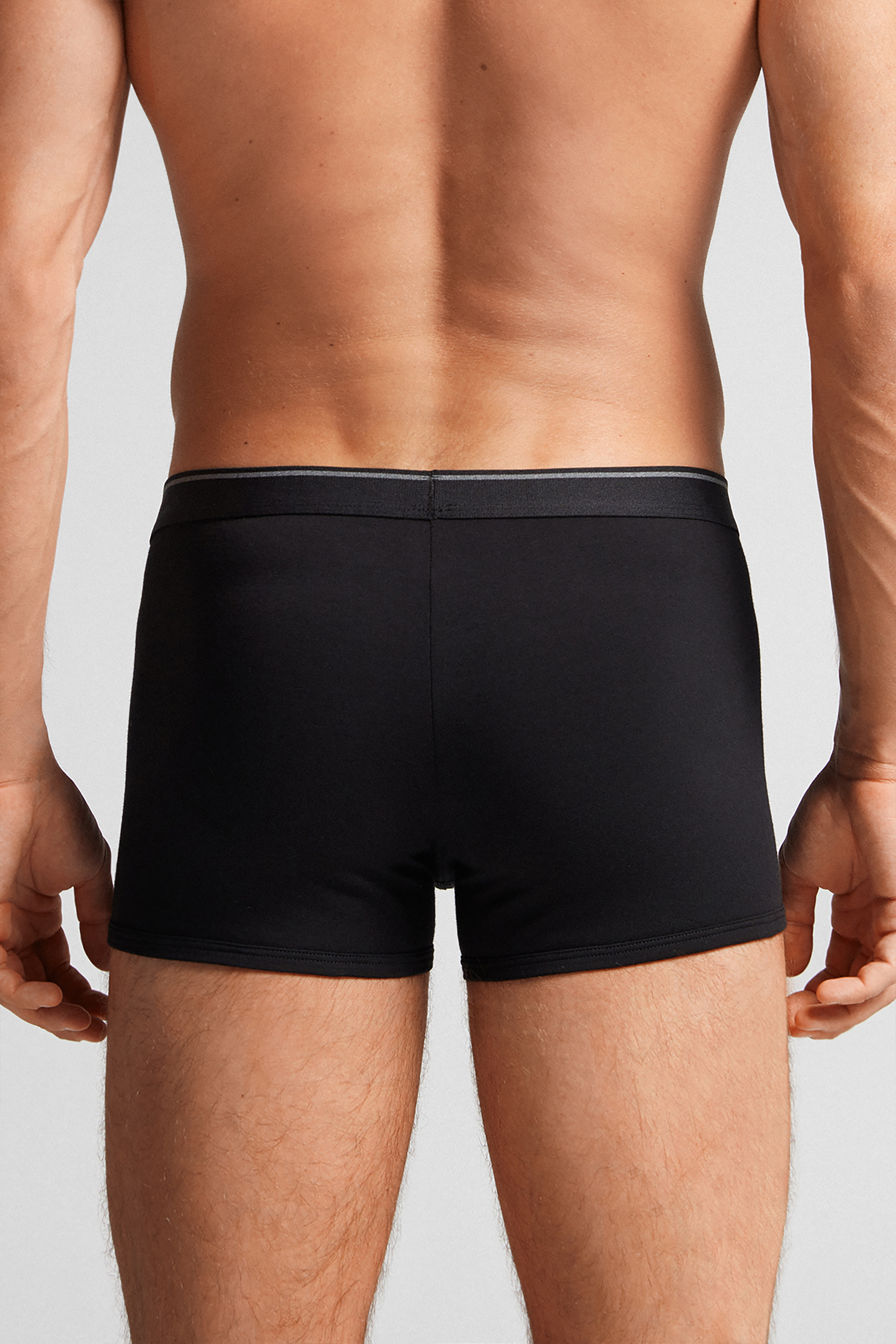 Boxer in Cotone Superior con Elastico a Vista