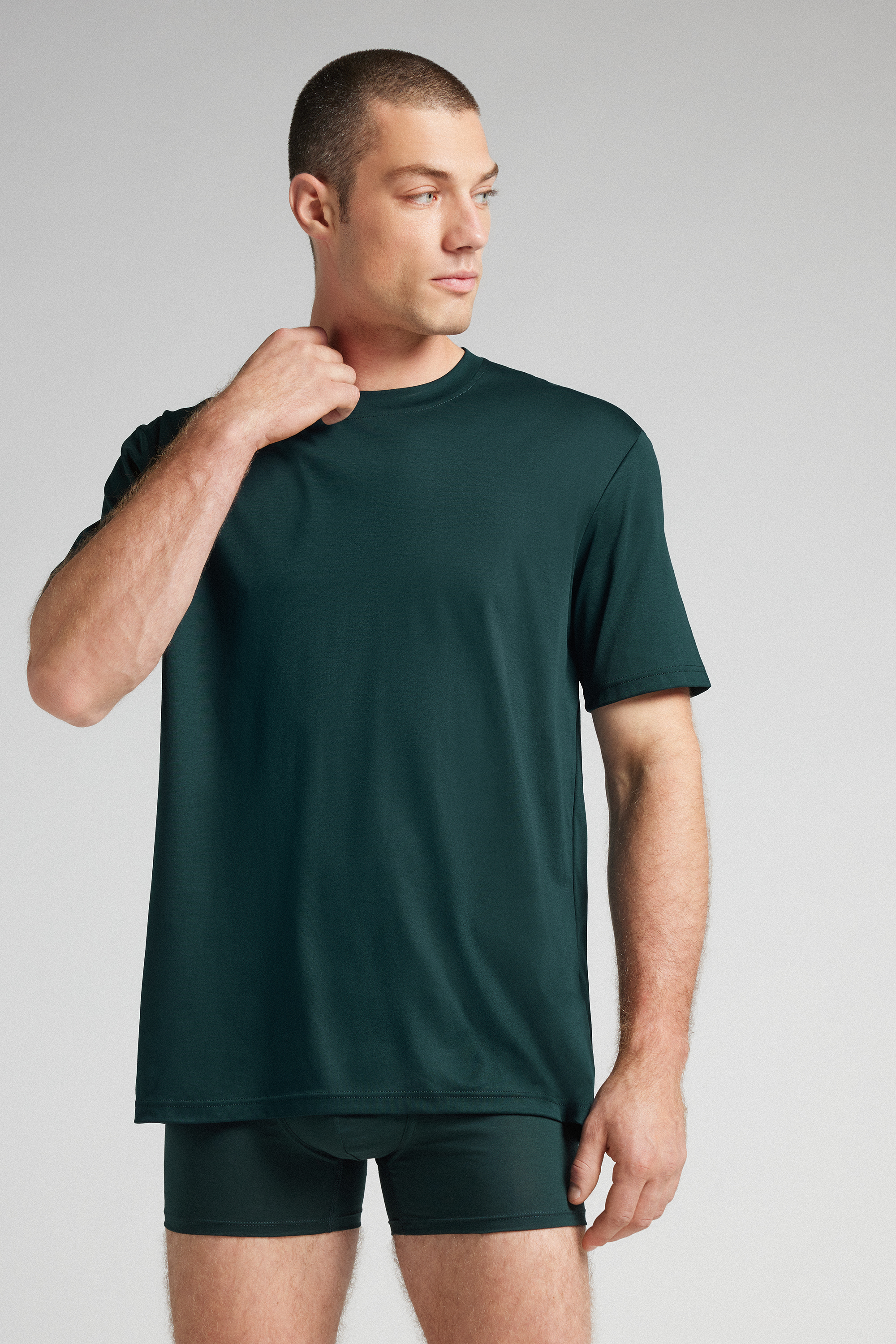T-shirt in Cotone Mercerizzato filo Premium