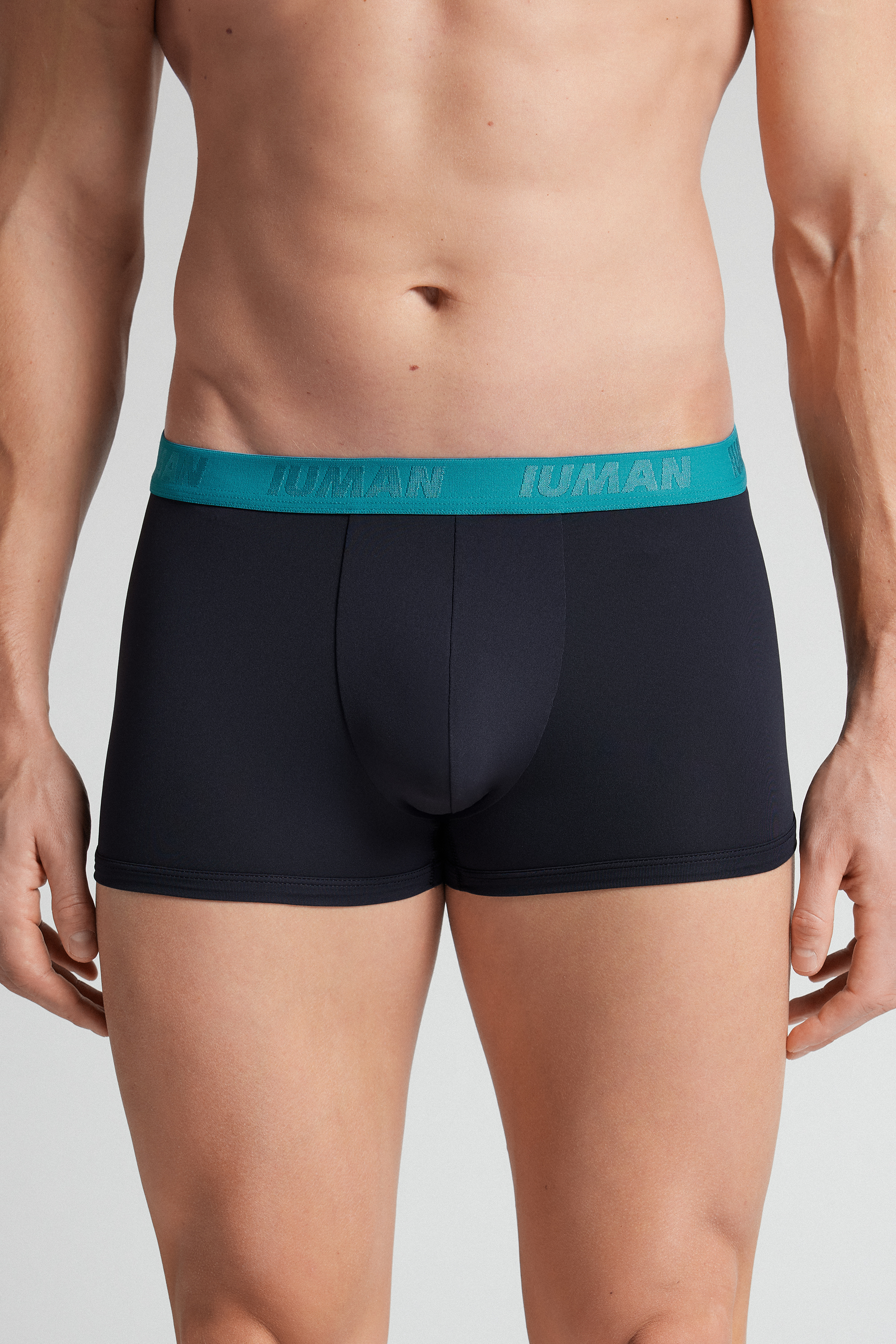 Boxer in Microfibra con Logo