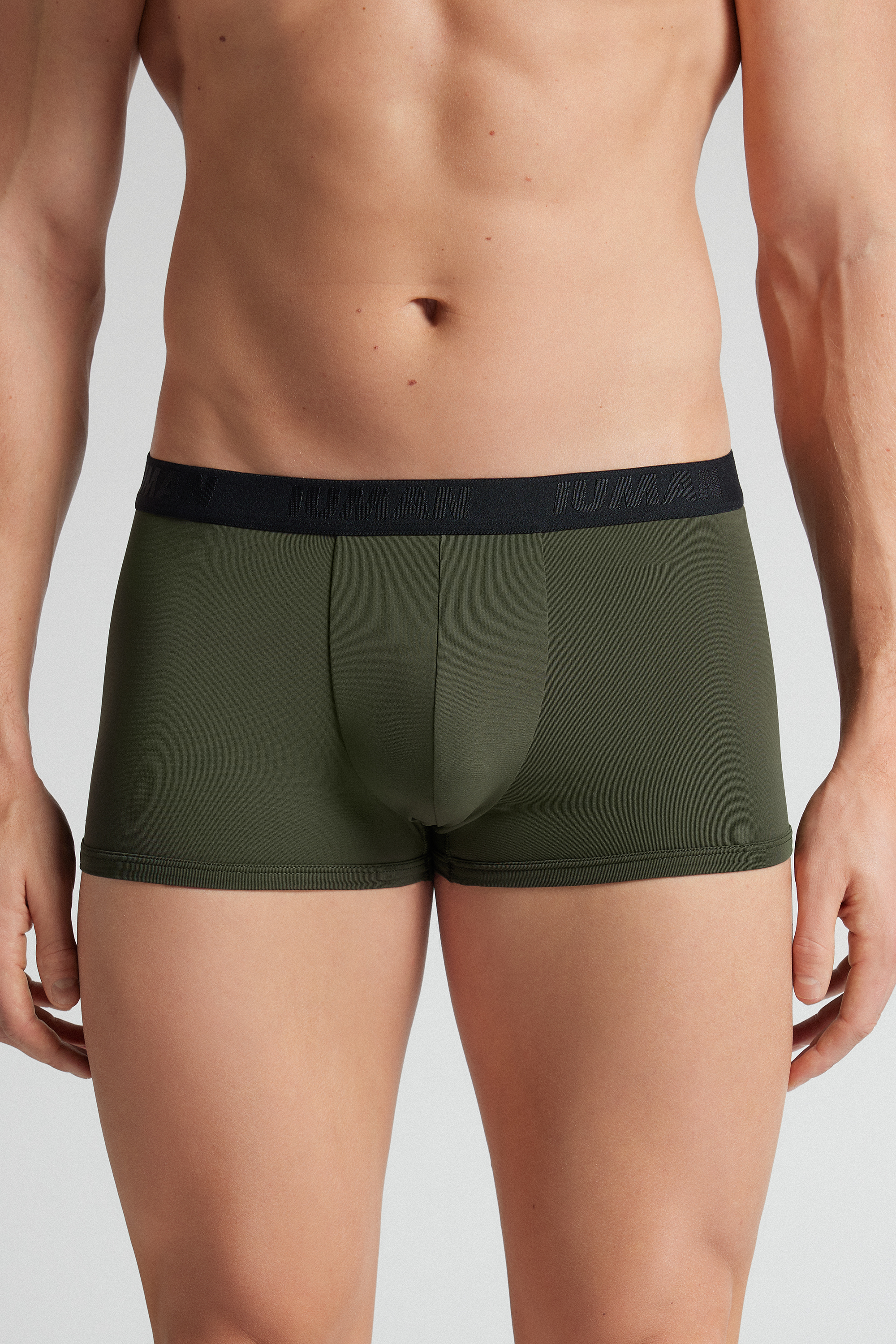 Boxer in Microfibra con Logo