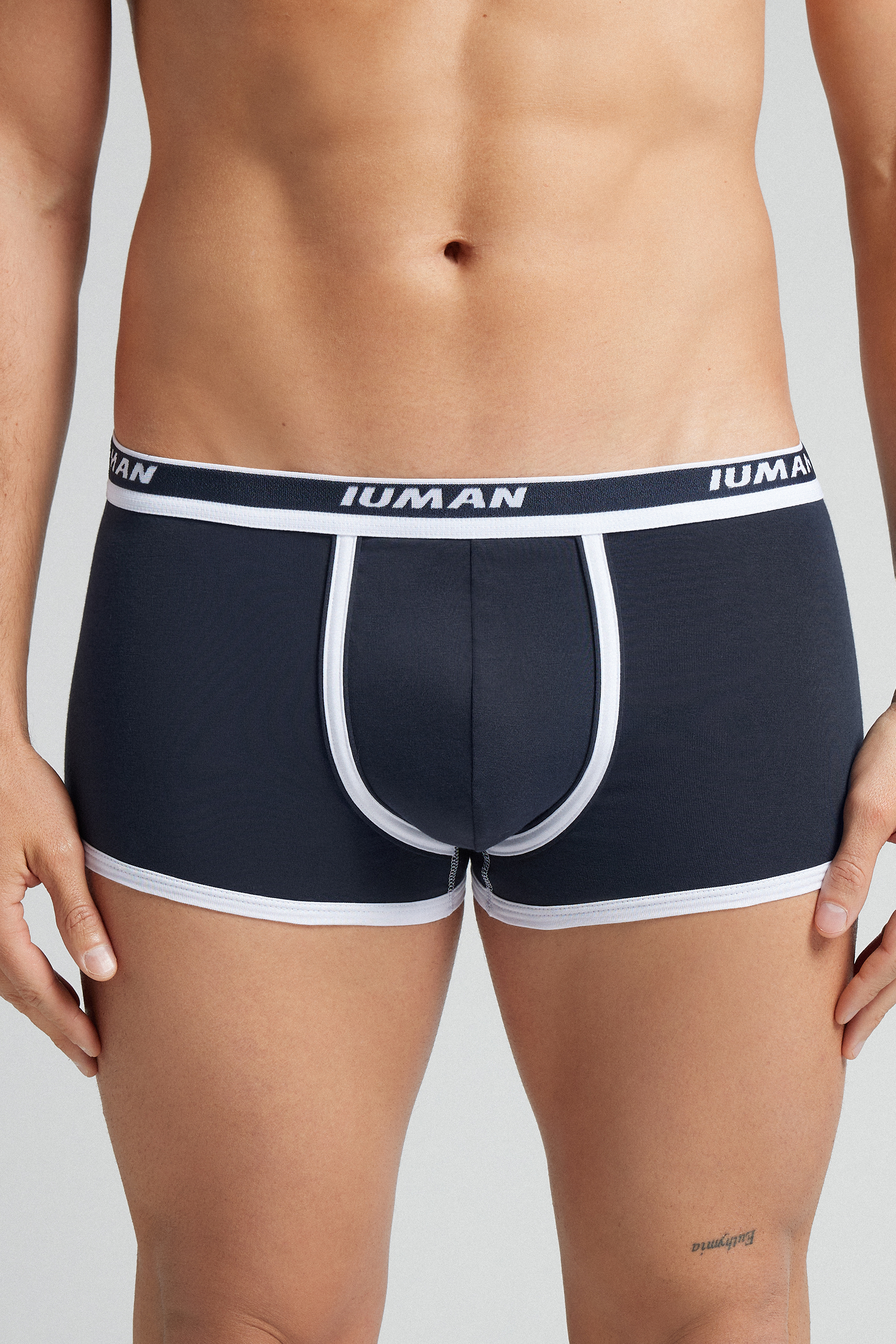 Boxer in Cotone Superior con Logo