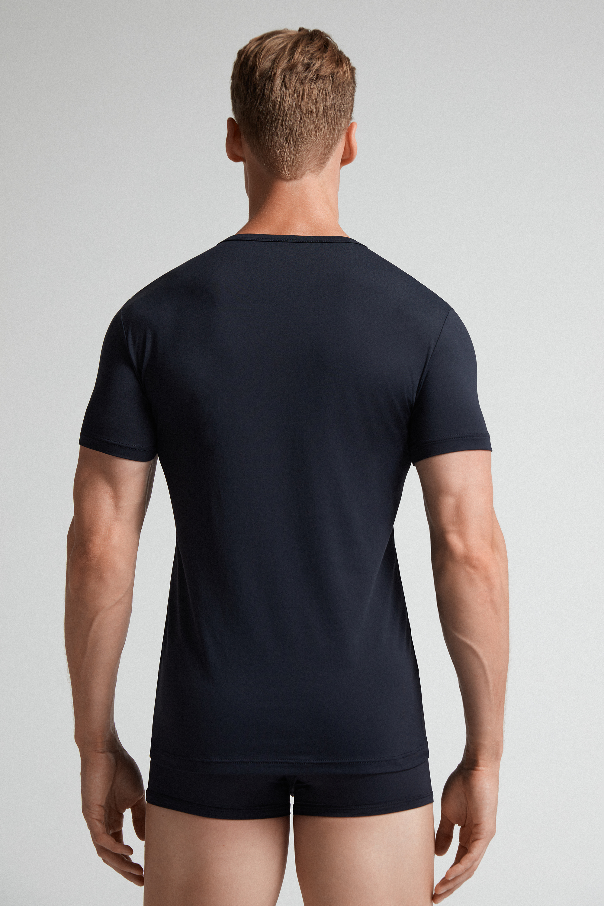 T-shirt in Microfibra