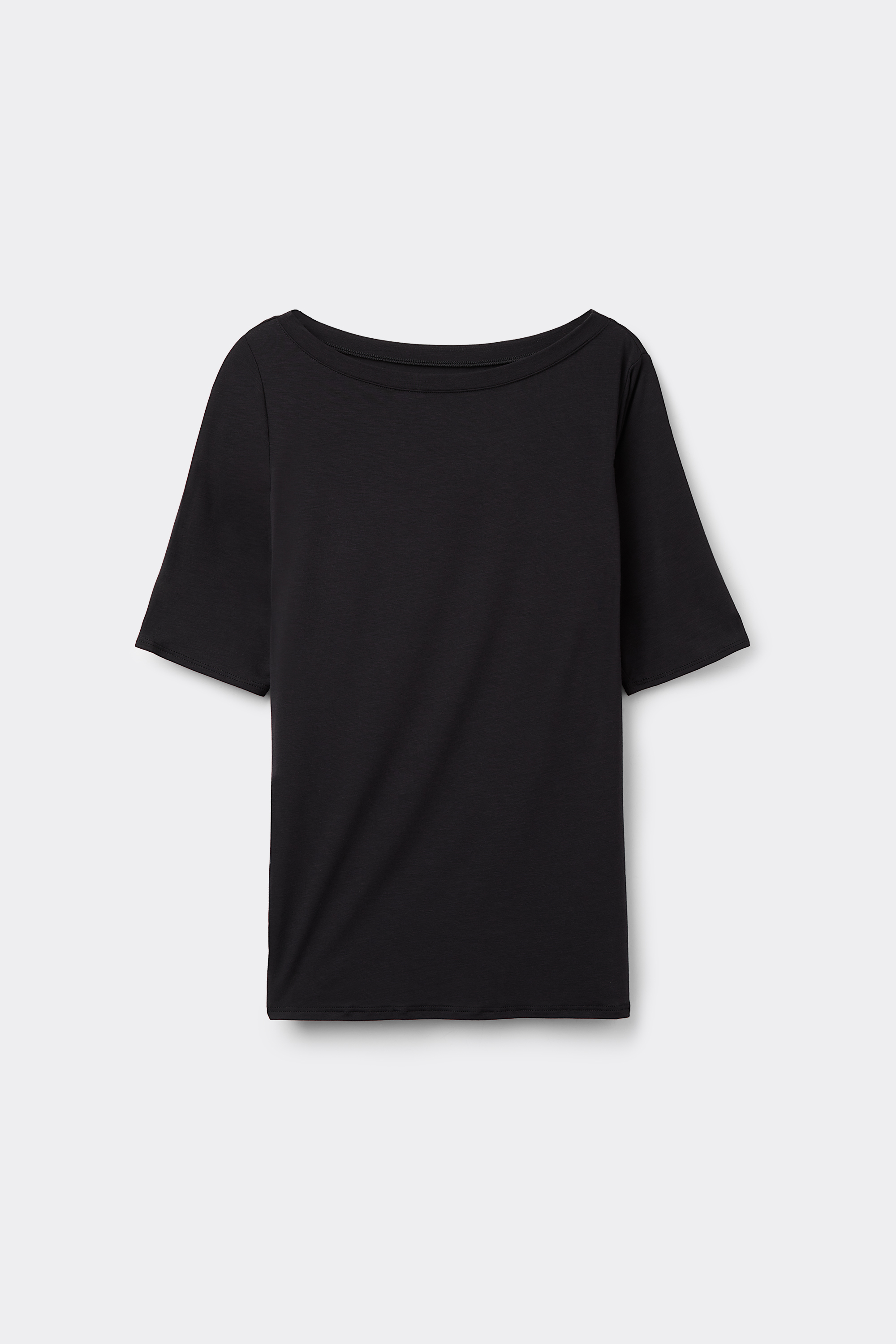 Maglia Scollo Barchetta in Fresh bamboo