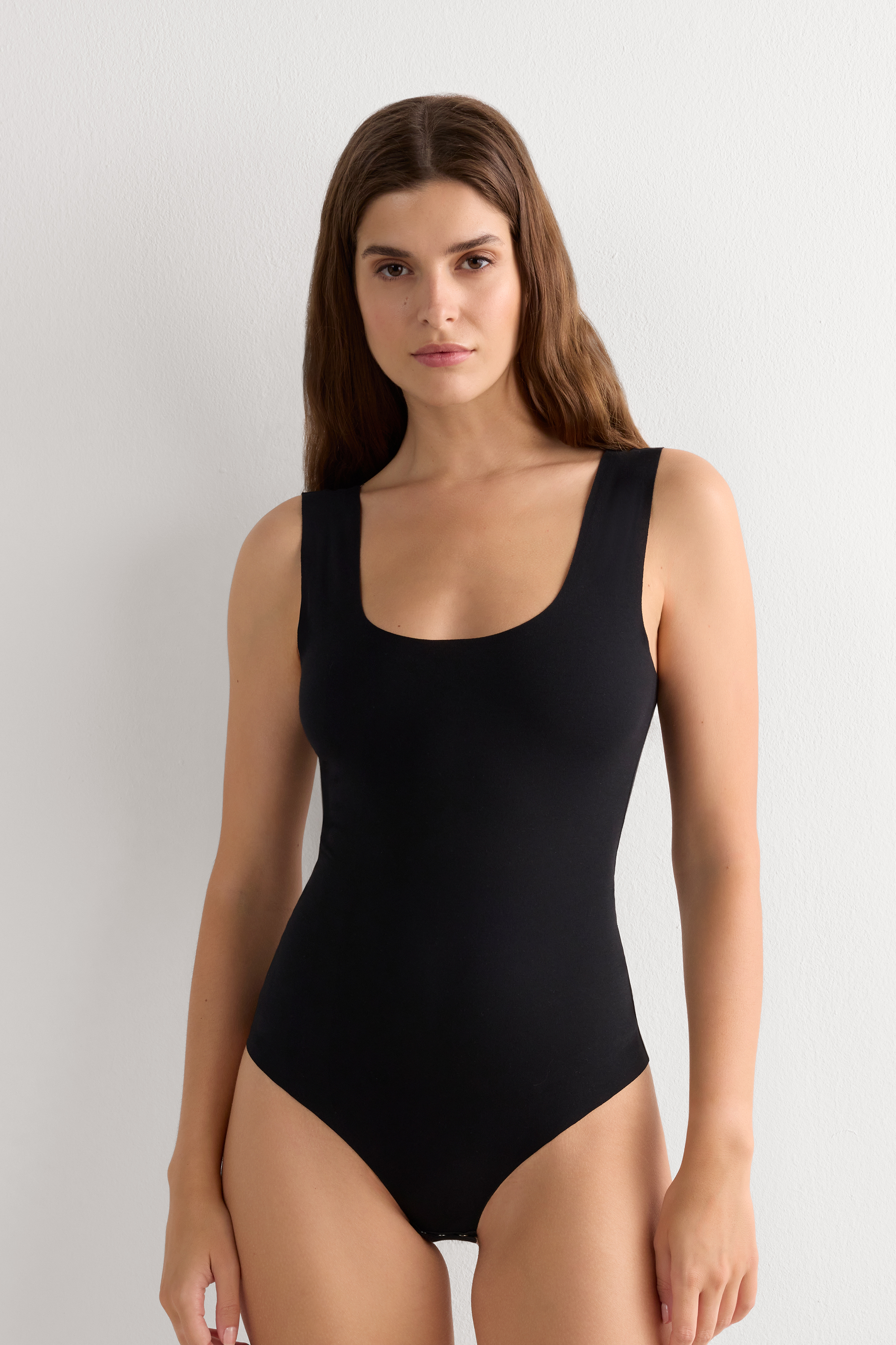 Body in Cotone Taglio Vivo