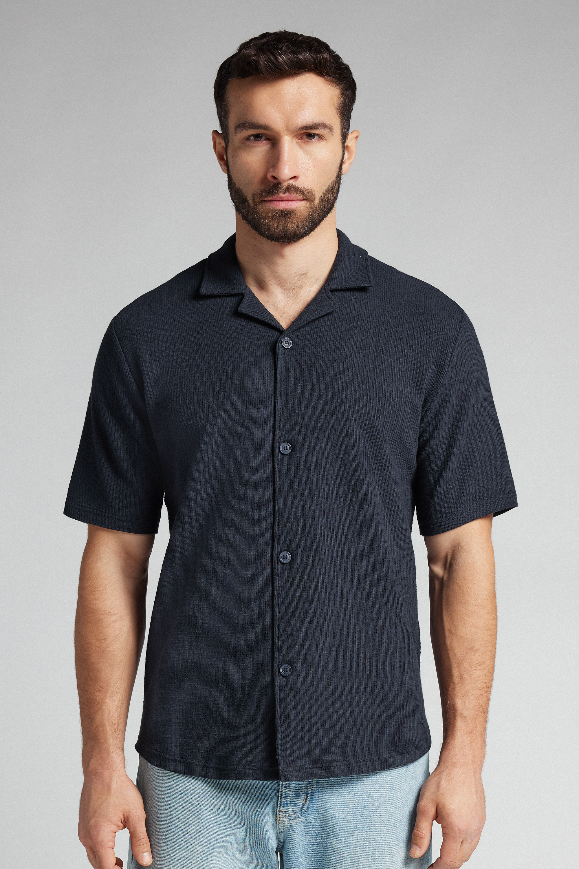 Camicia Manica Corta Bowling
