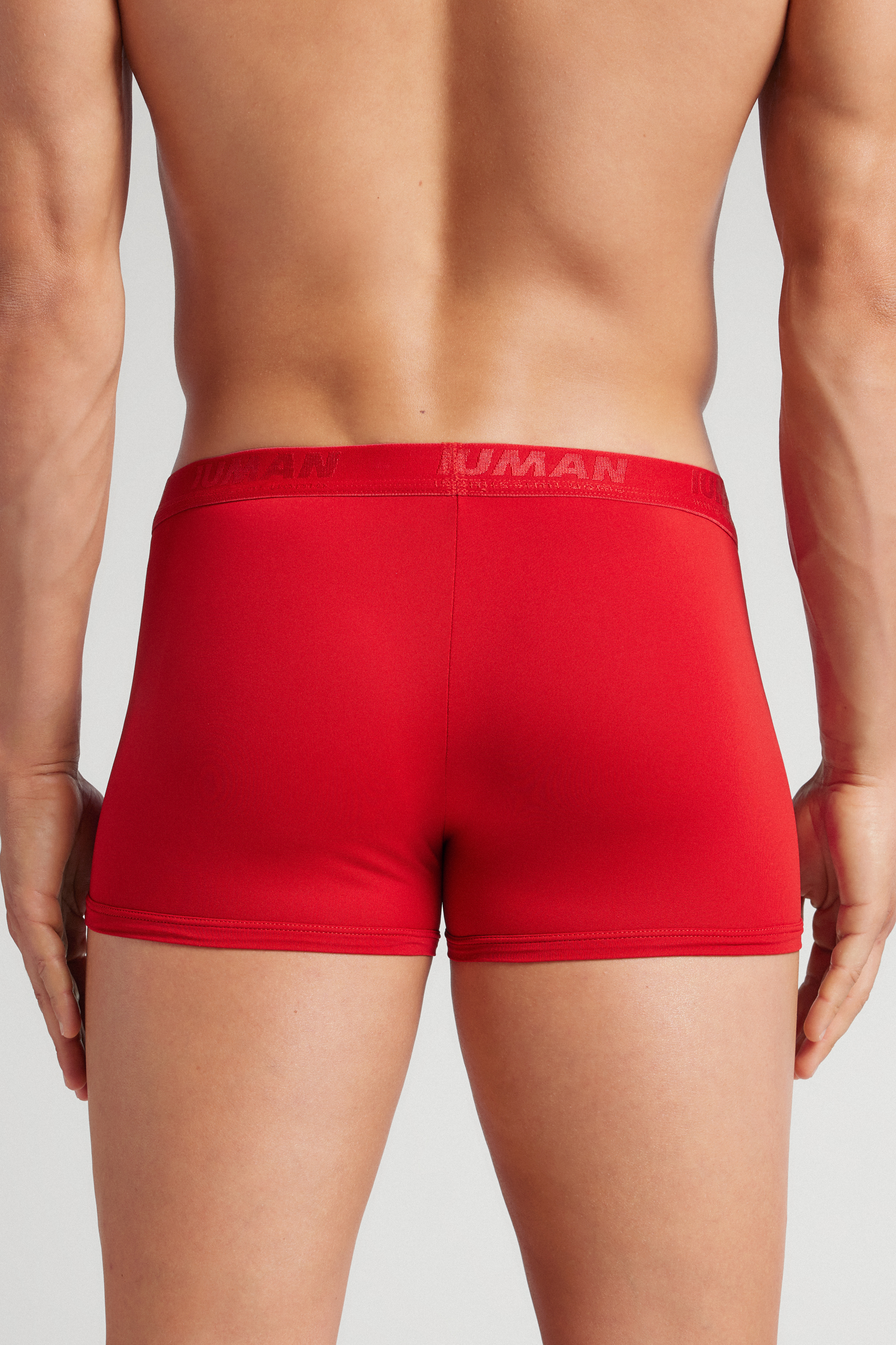 Boxer in Microfibra con Logo