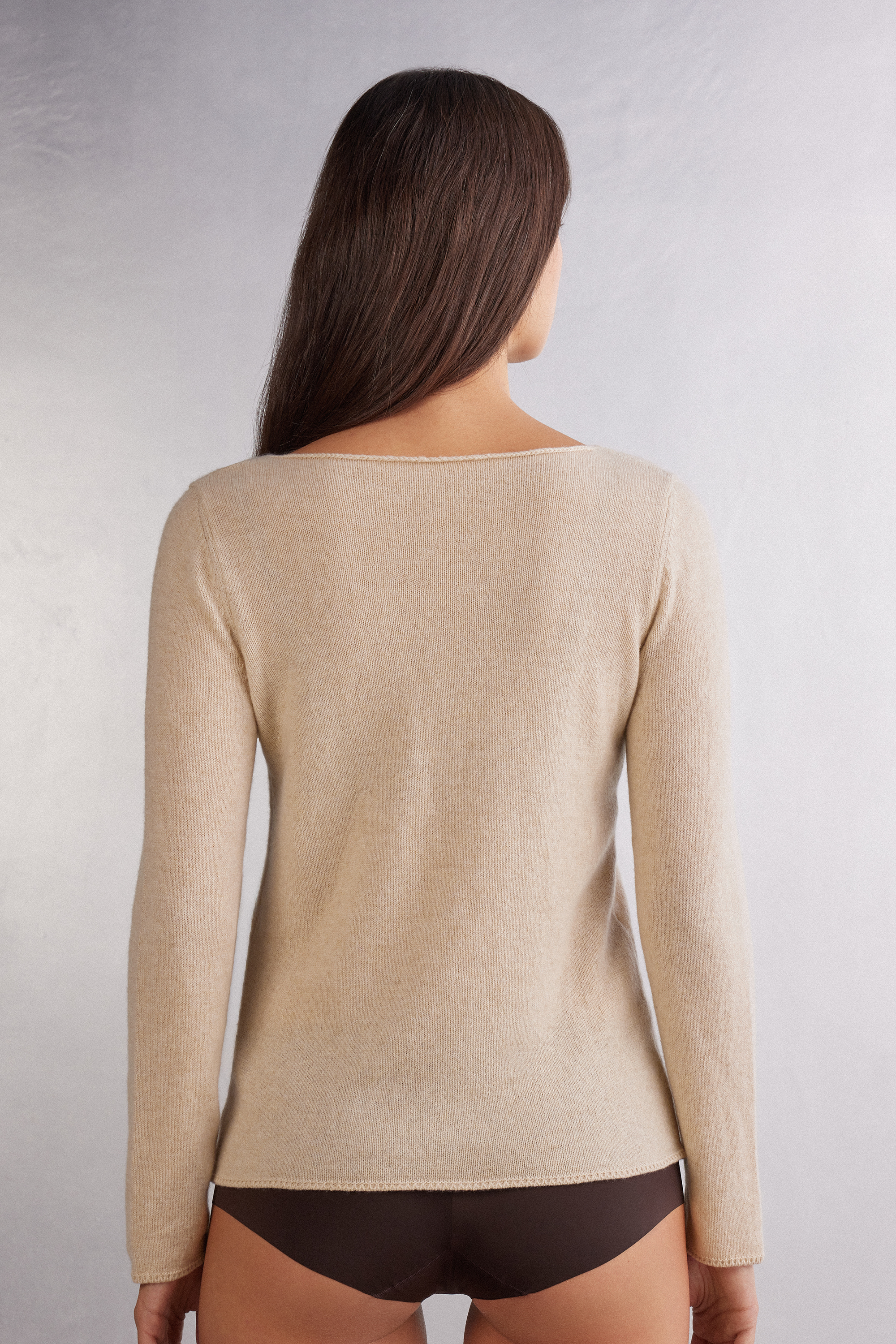 Maglia Manica Lunga 100% Cashmere