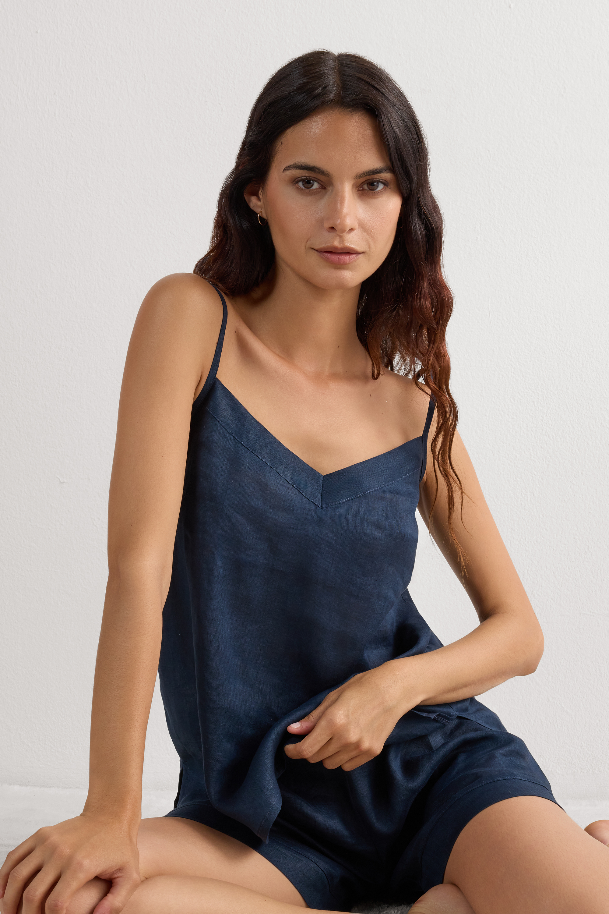 Top in Tela di Lino The Pure Linen