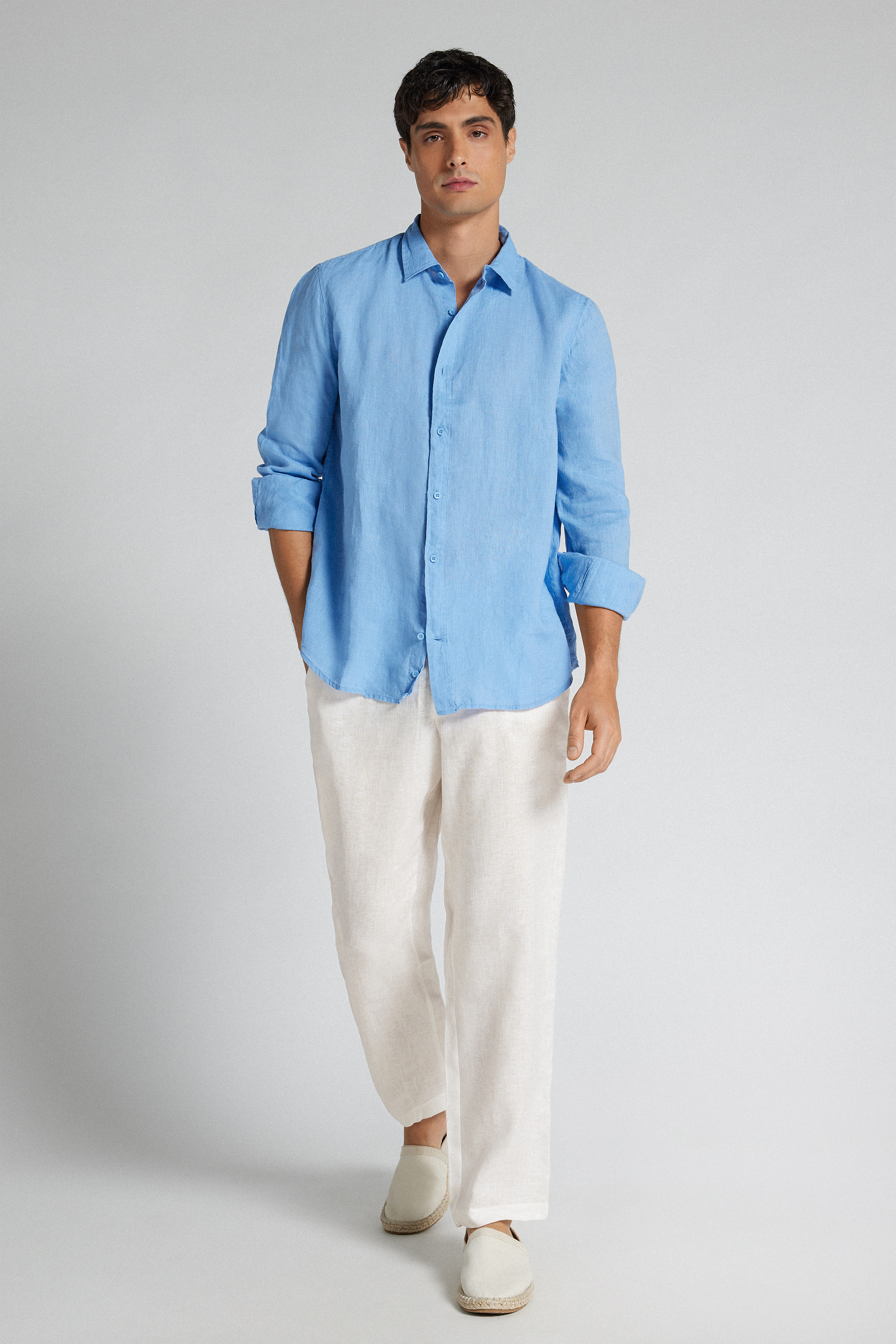 Pantaloni Lunghi in 100% Lino