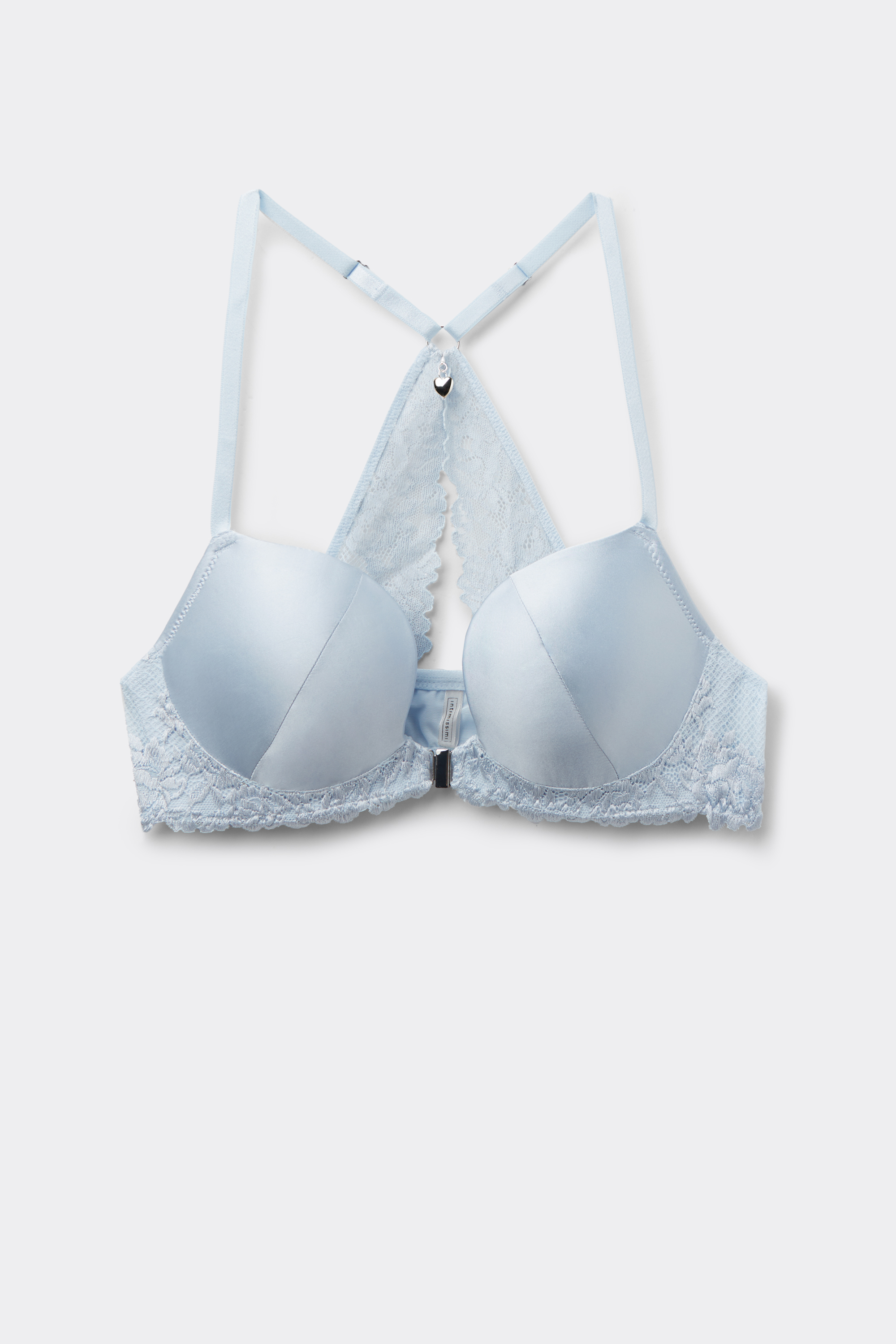 Reggiseno Push-up Monica in Seta e Pizzo Silky Flowers