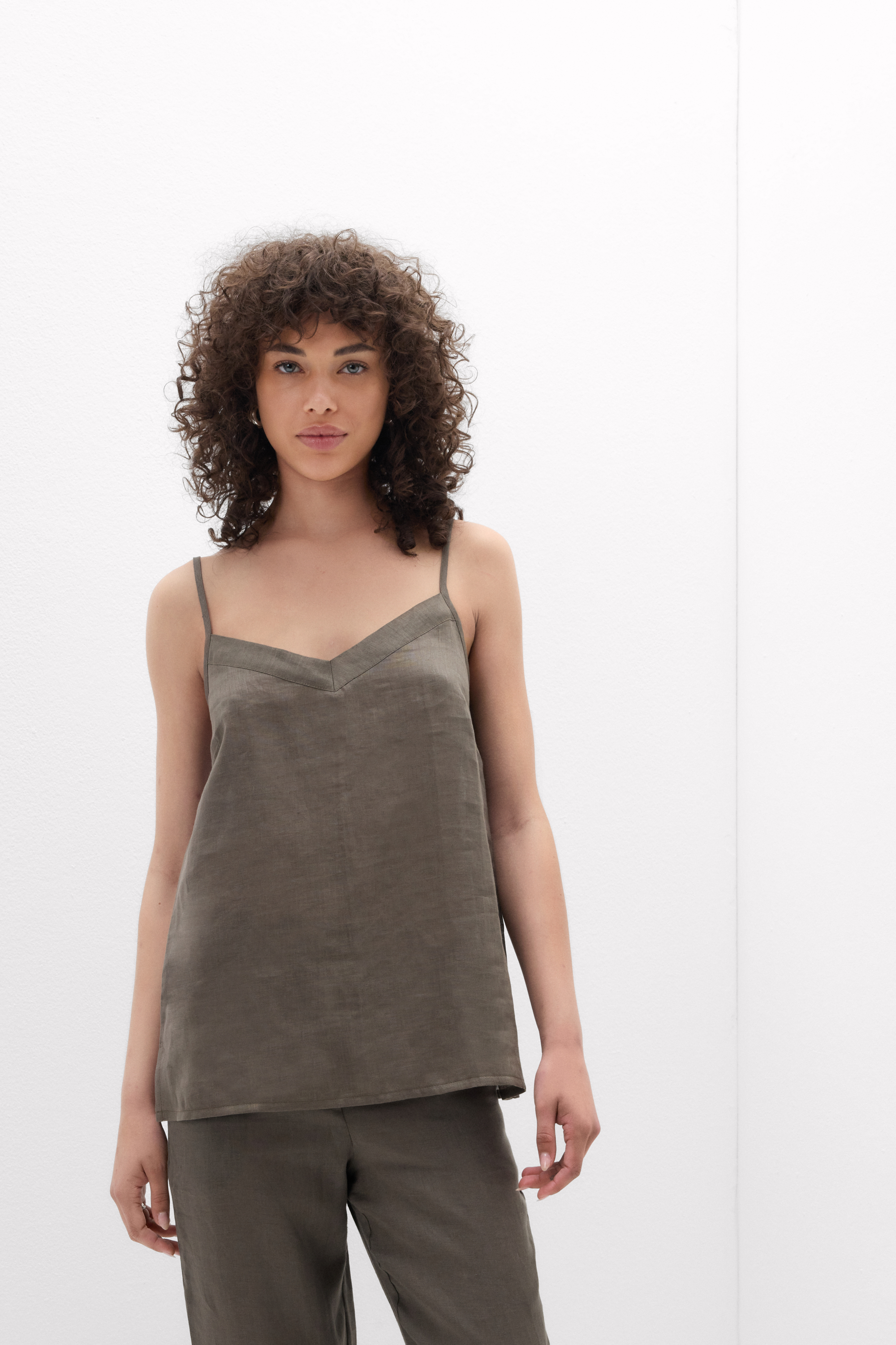 Top in Tela di Lino The Pure Linen
