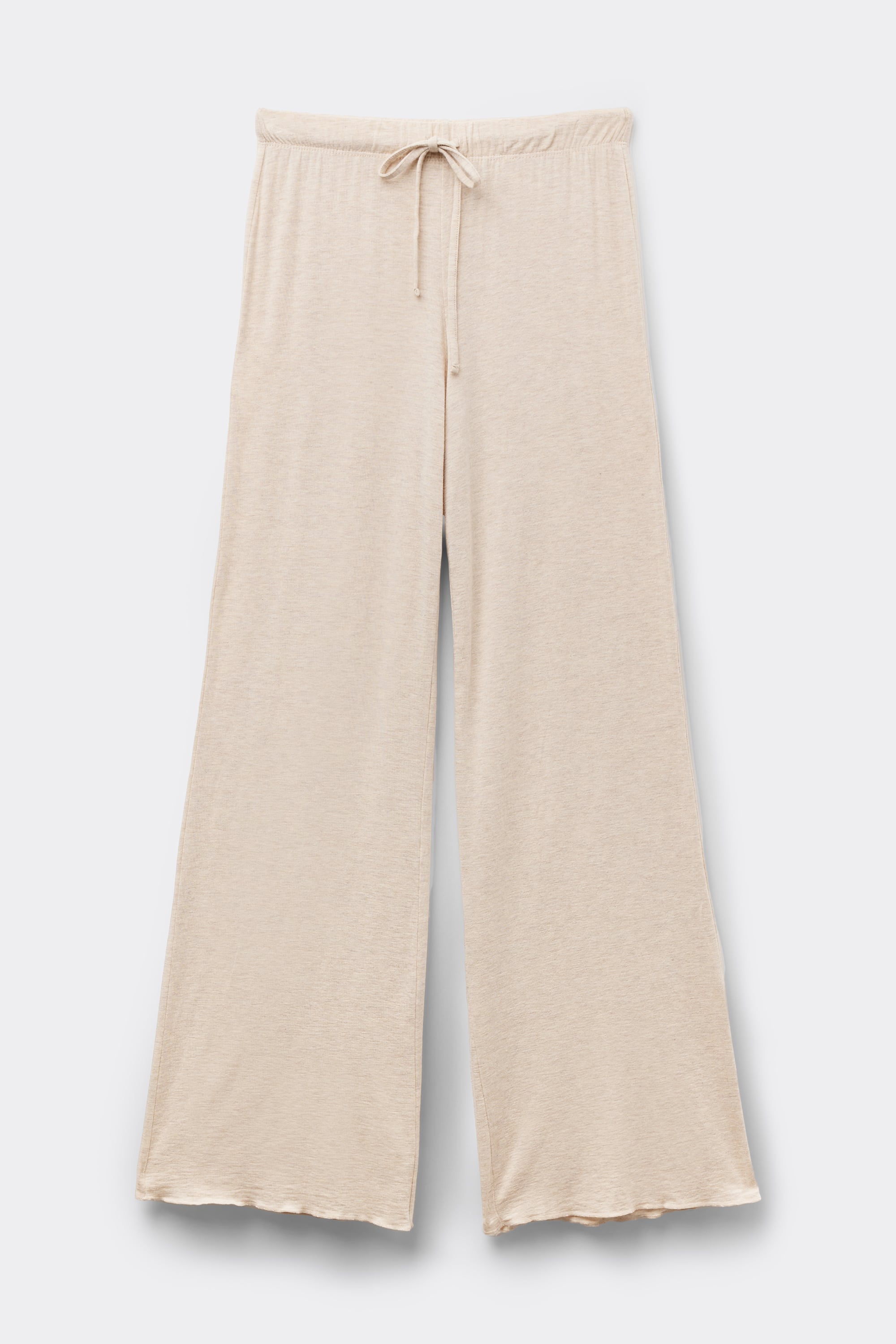 Pantaloni Lunghi Palazzo in Modal con Cashmere Light