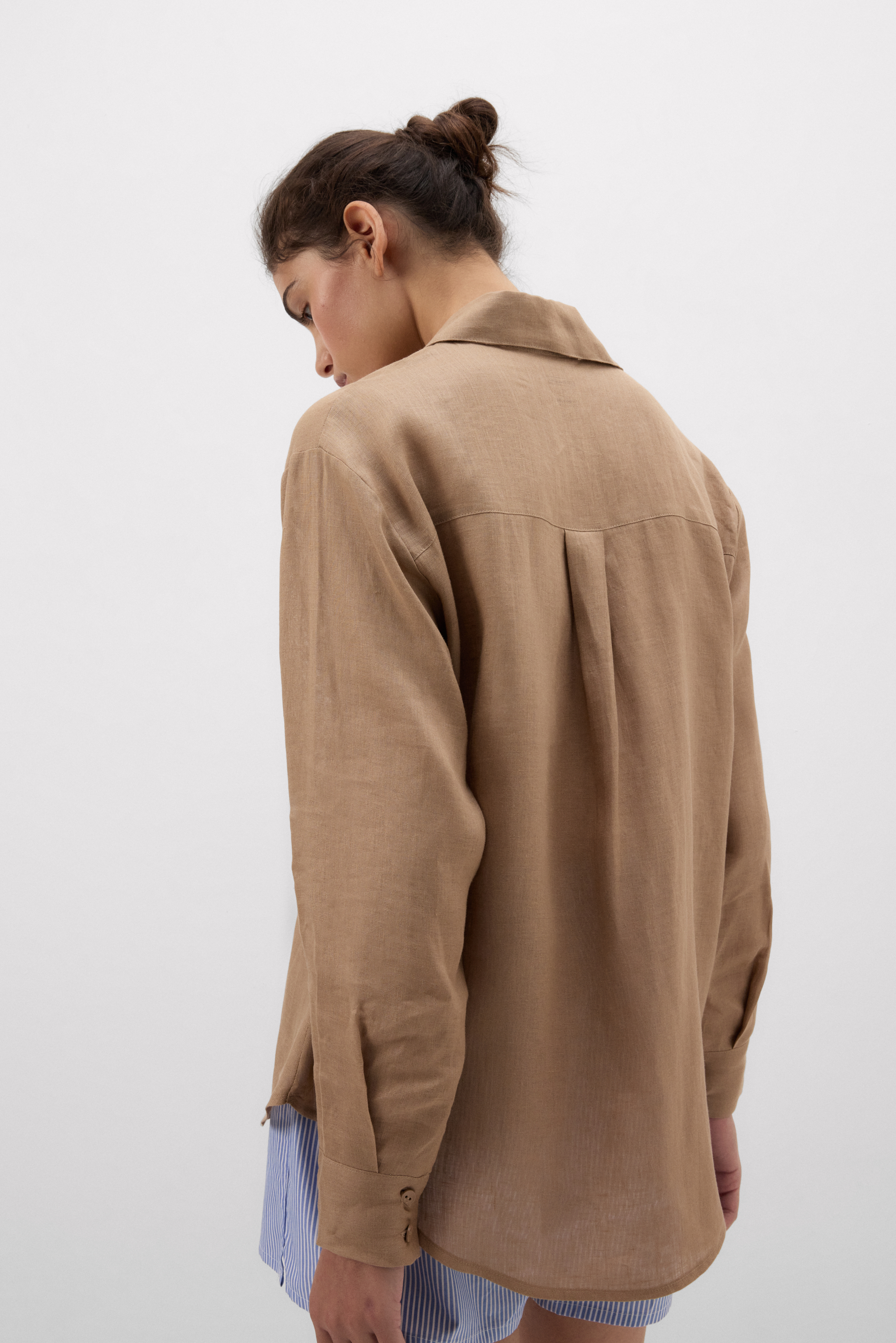 Camicia in Tela di Lino The Pure Linen