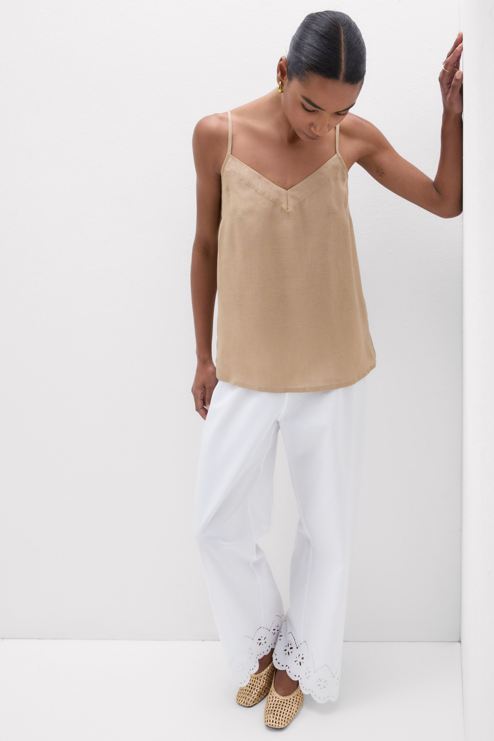 Top in Tela di Lino The Pure Linen