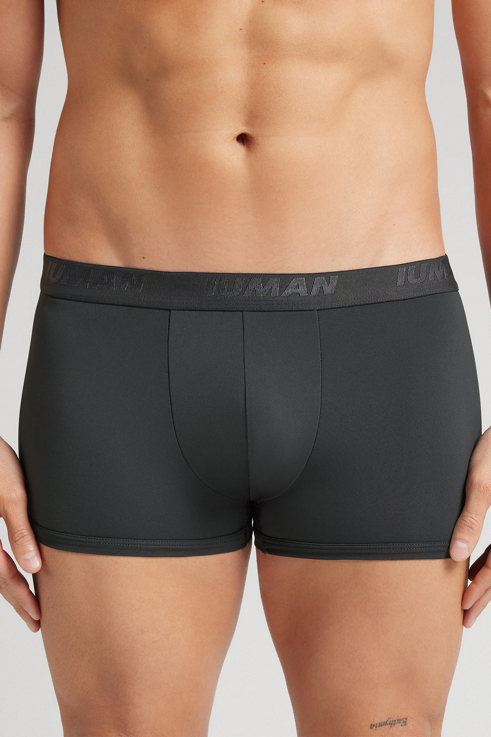 Boxer in Microfibra con Logo
