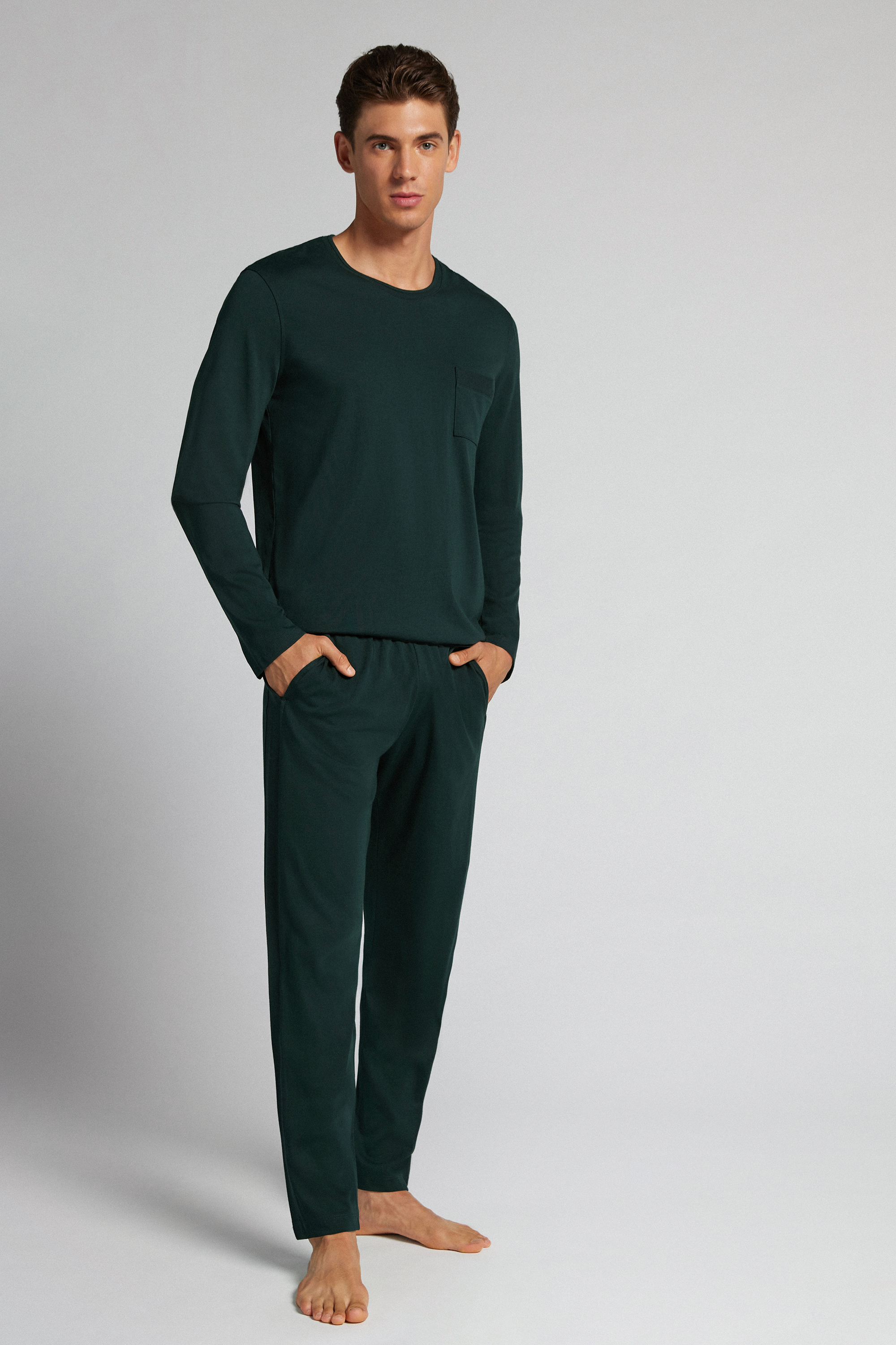 Pigiama Lungo in Cotone Superior