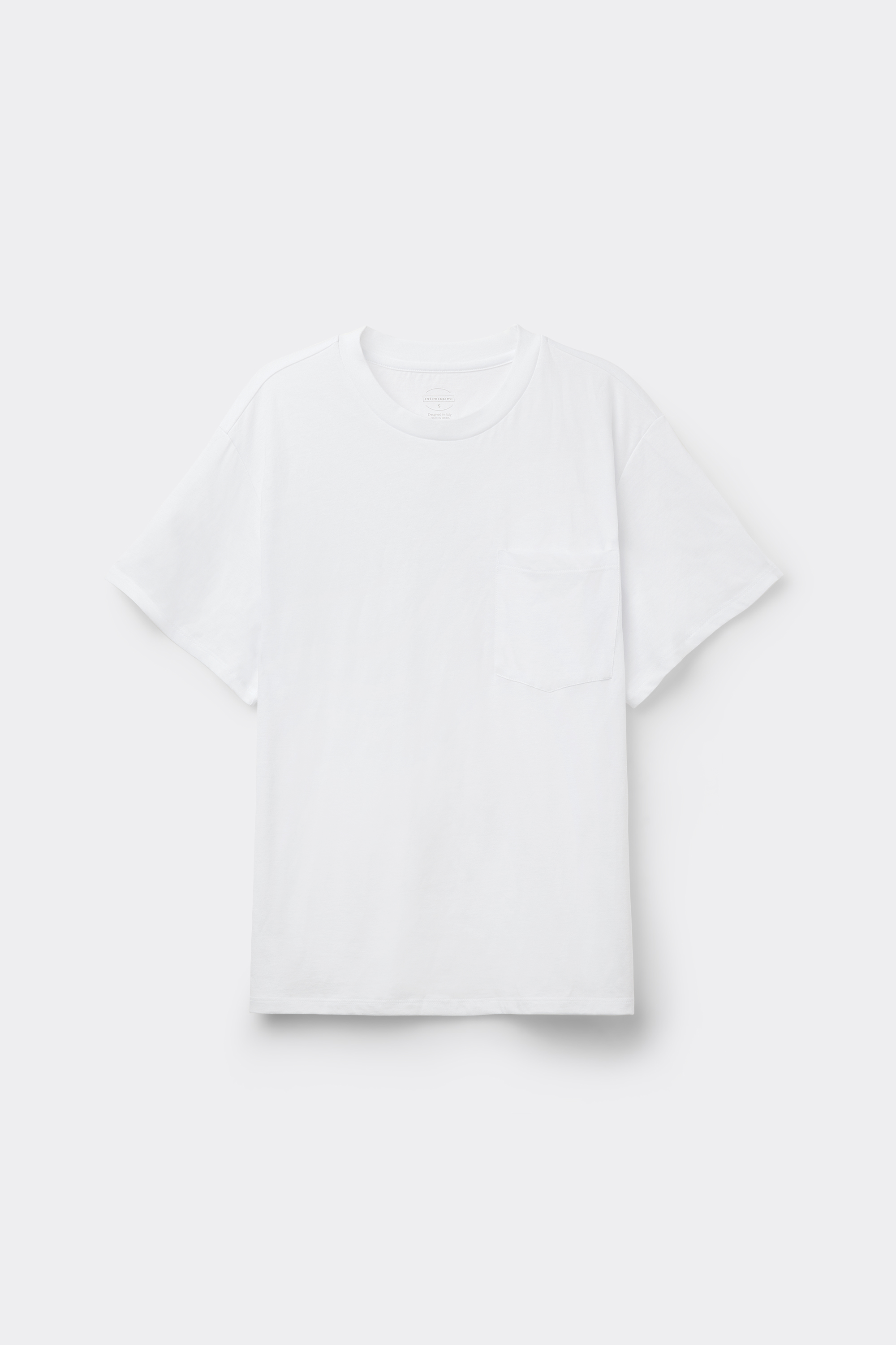 Maglia Manica Corta con Taschino in Cotone Ultrafresh