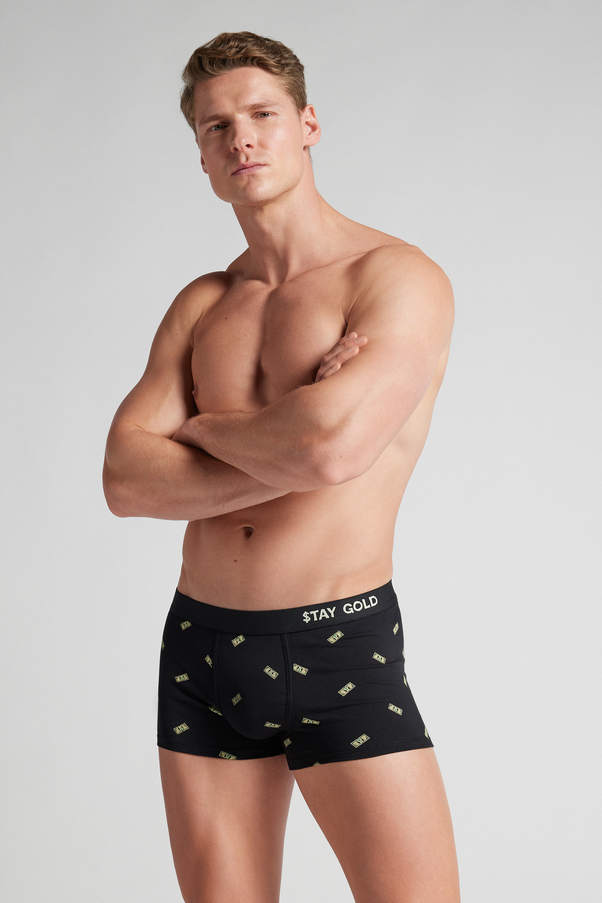 Boxer Cotone Superior Stampa Soldi