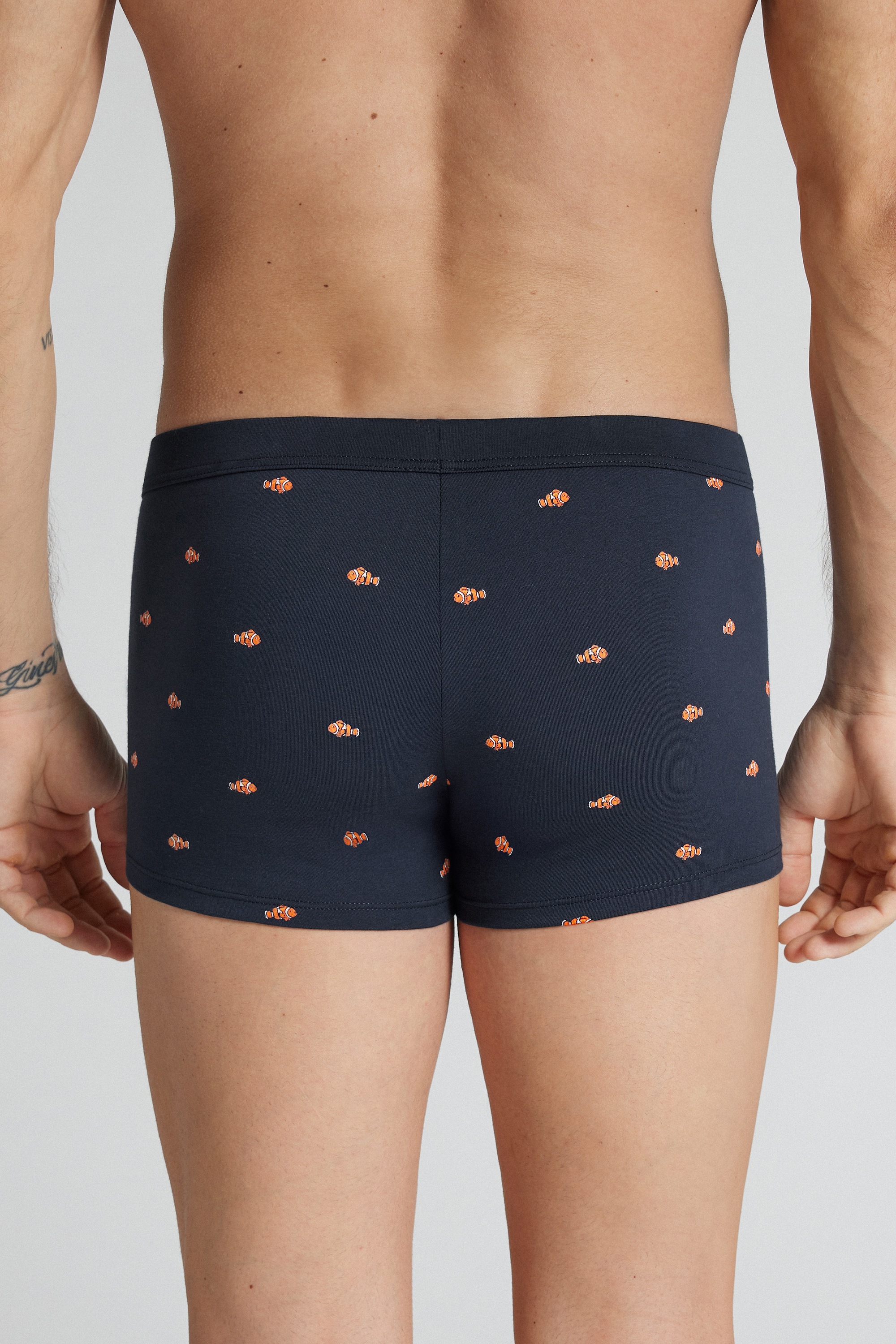 Boxer Cotone Superior Stampa Pesce Pagliaccio