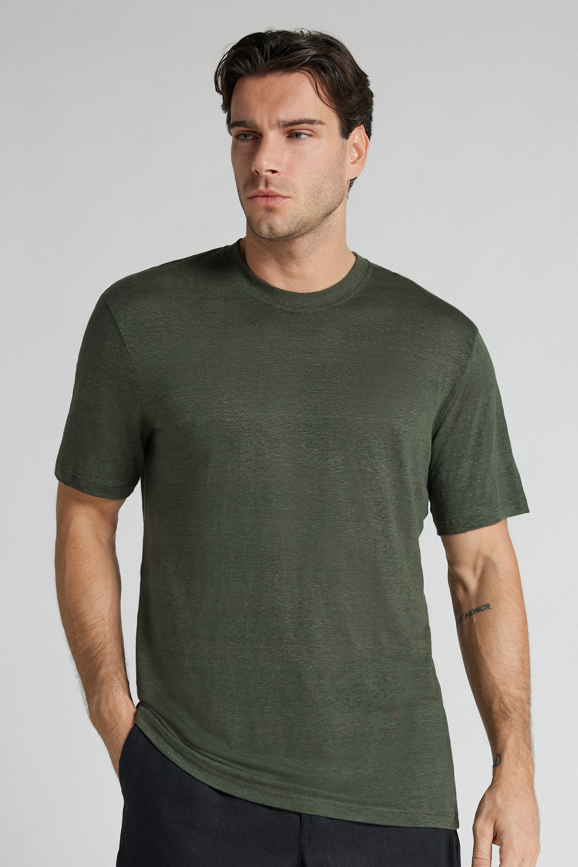 T-Shirt in 100% Lino Soft