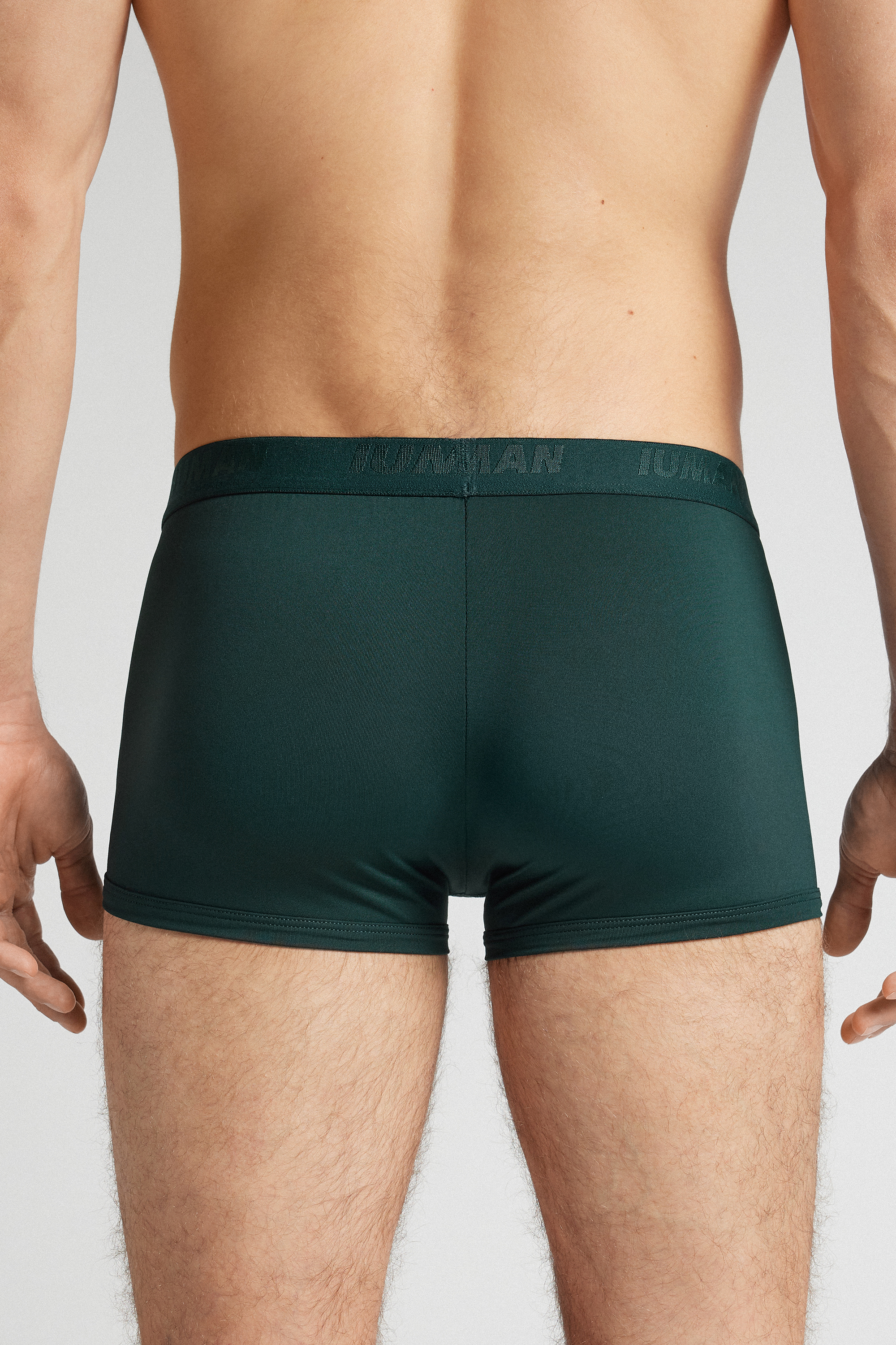 Boxer in Microfibra con Logo