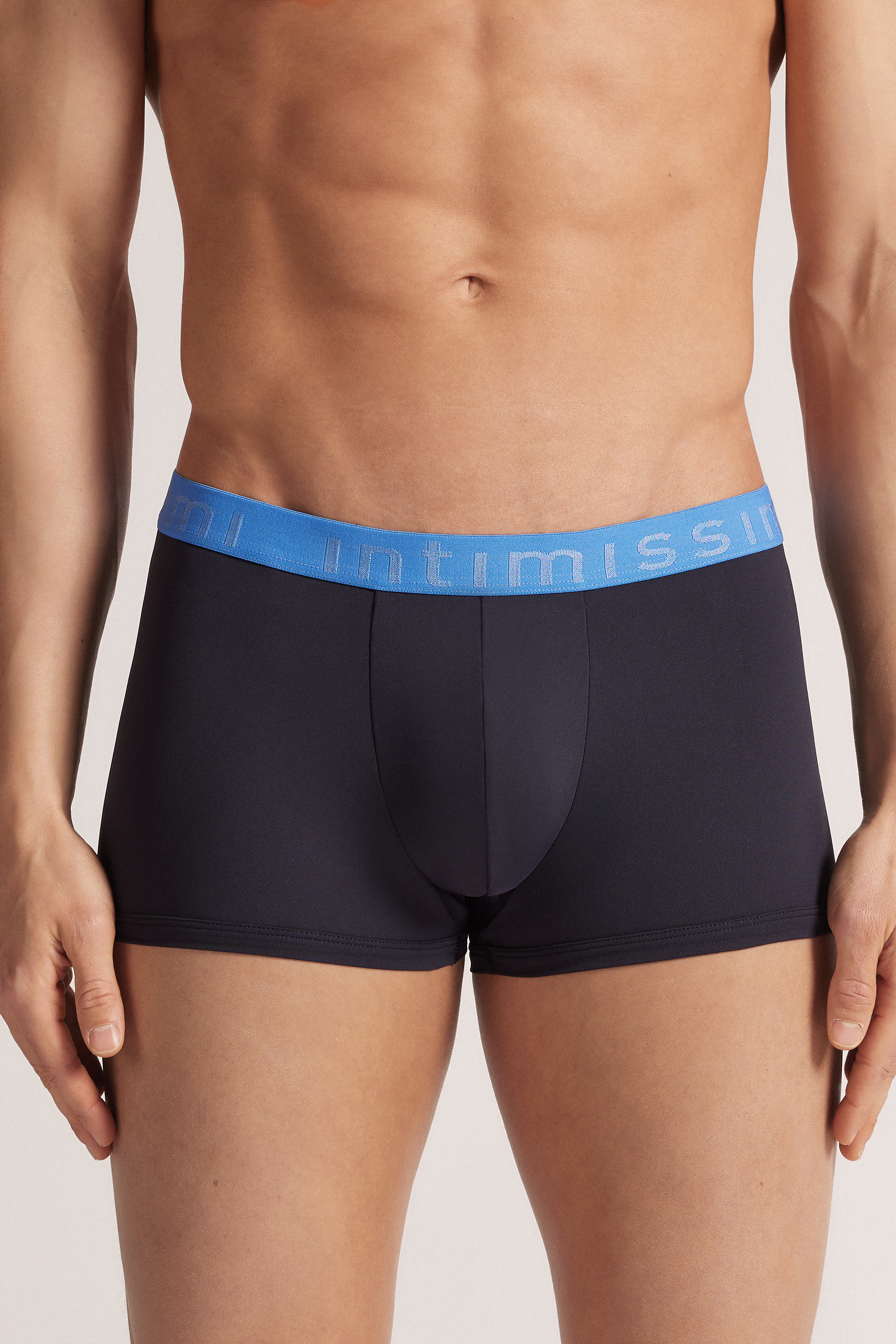 Boxer in Microfibra con Logo