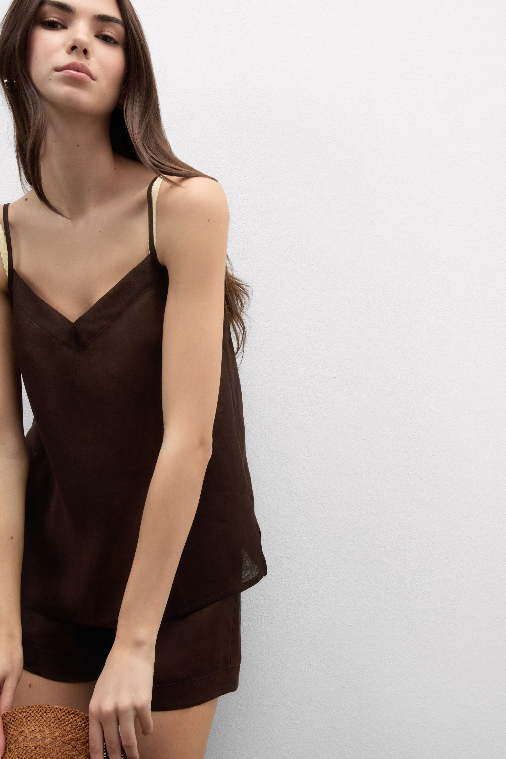 Top in Tela di Lino The Pure Linen