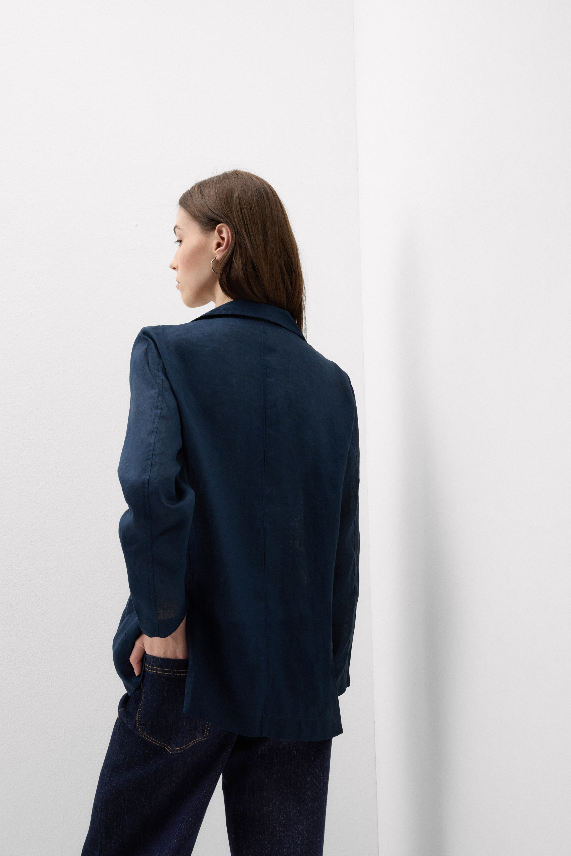 Giacca in Tela di Lino The Pure Linen